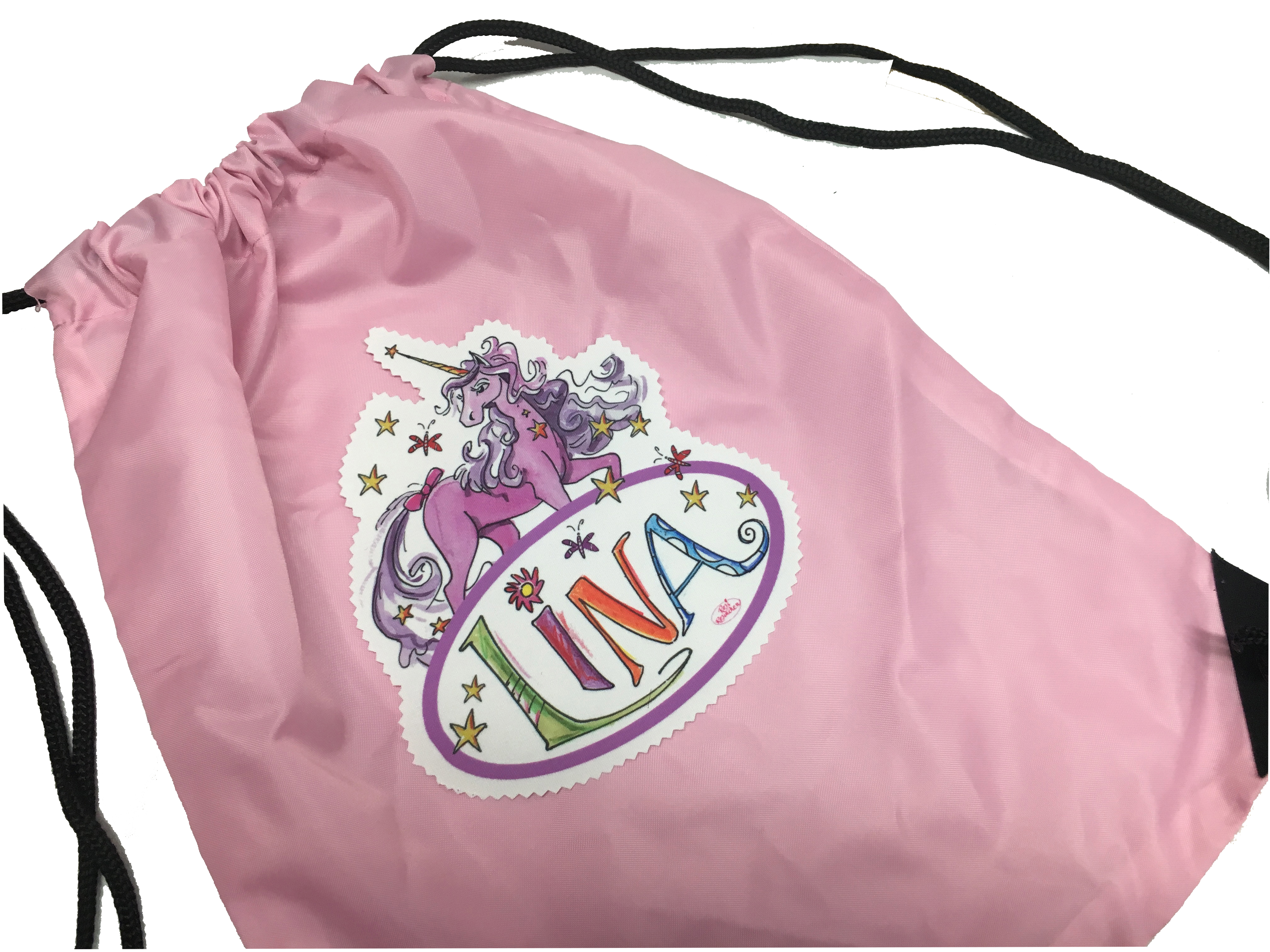 Turnbeutel Einhorn rosa