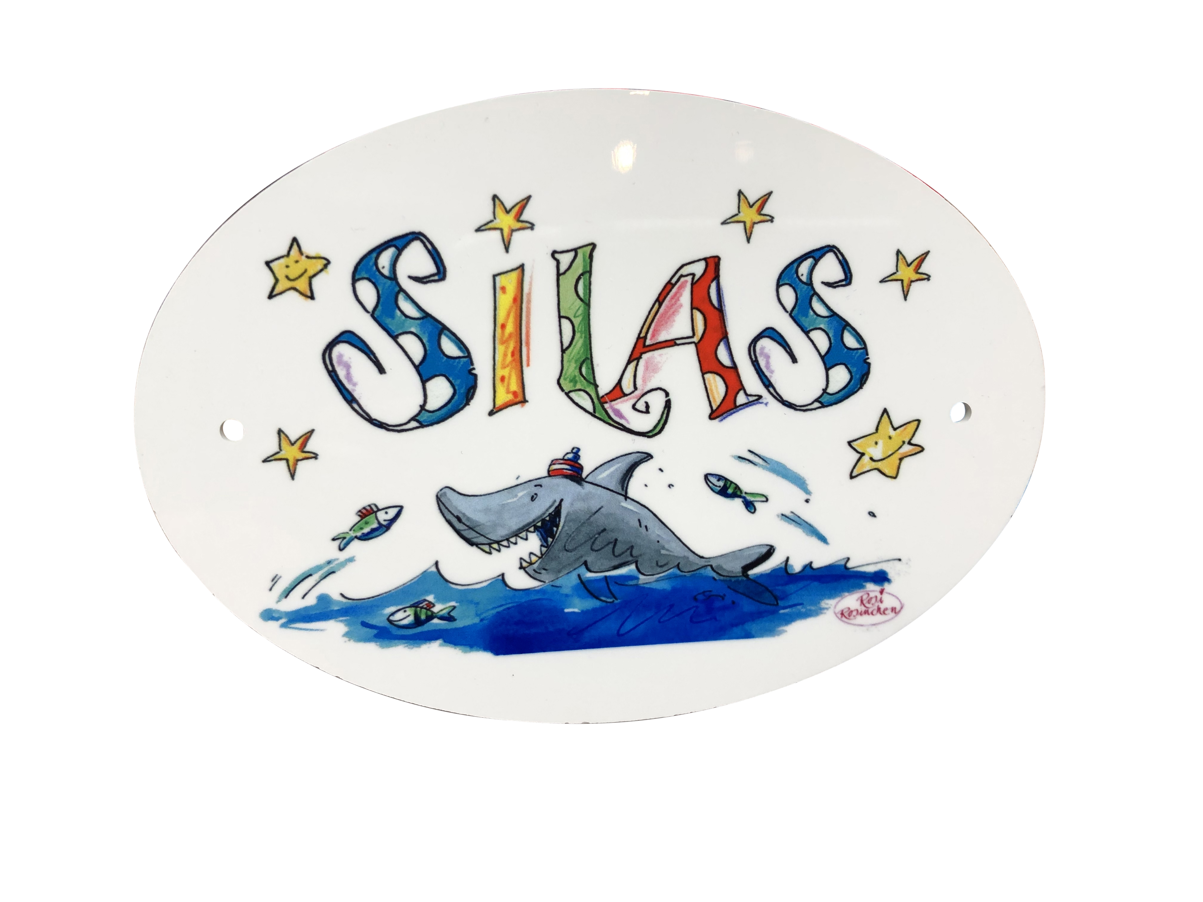 Türschild Meerestiere