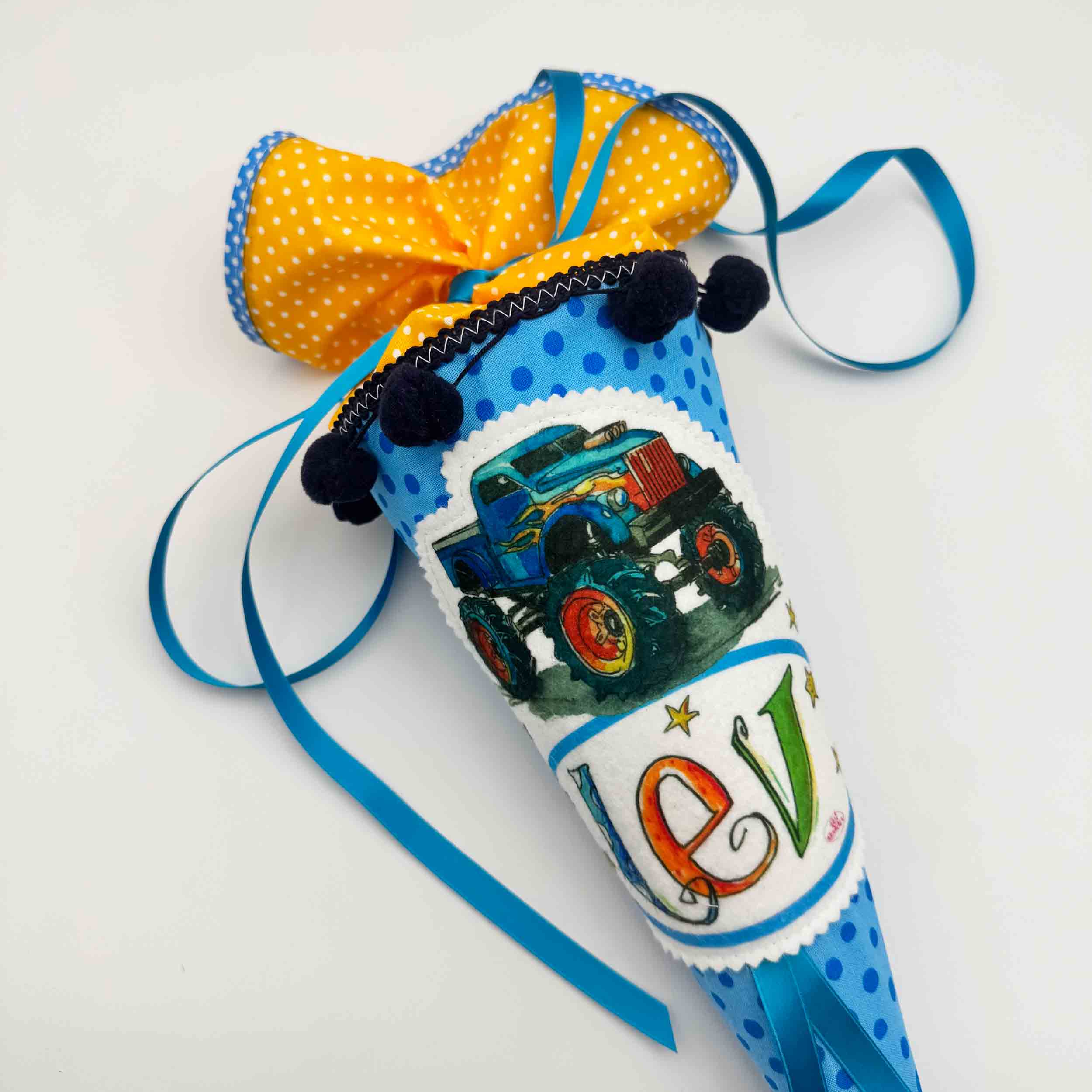 Kindergartentüte Monstertruck