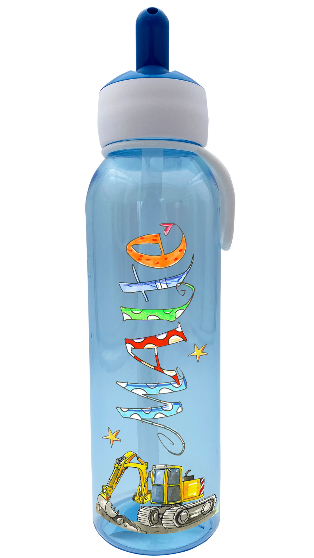 Trinkflasche Flipup, Bagger