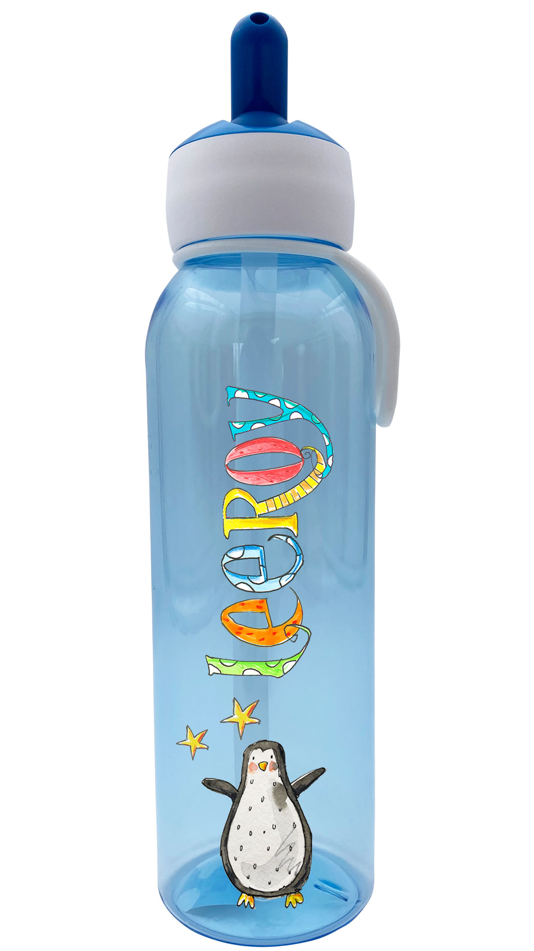 Trinkflasche Flipup, Pinguine