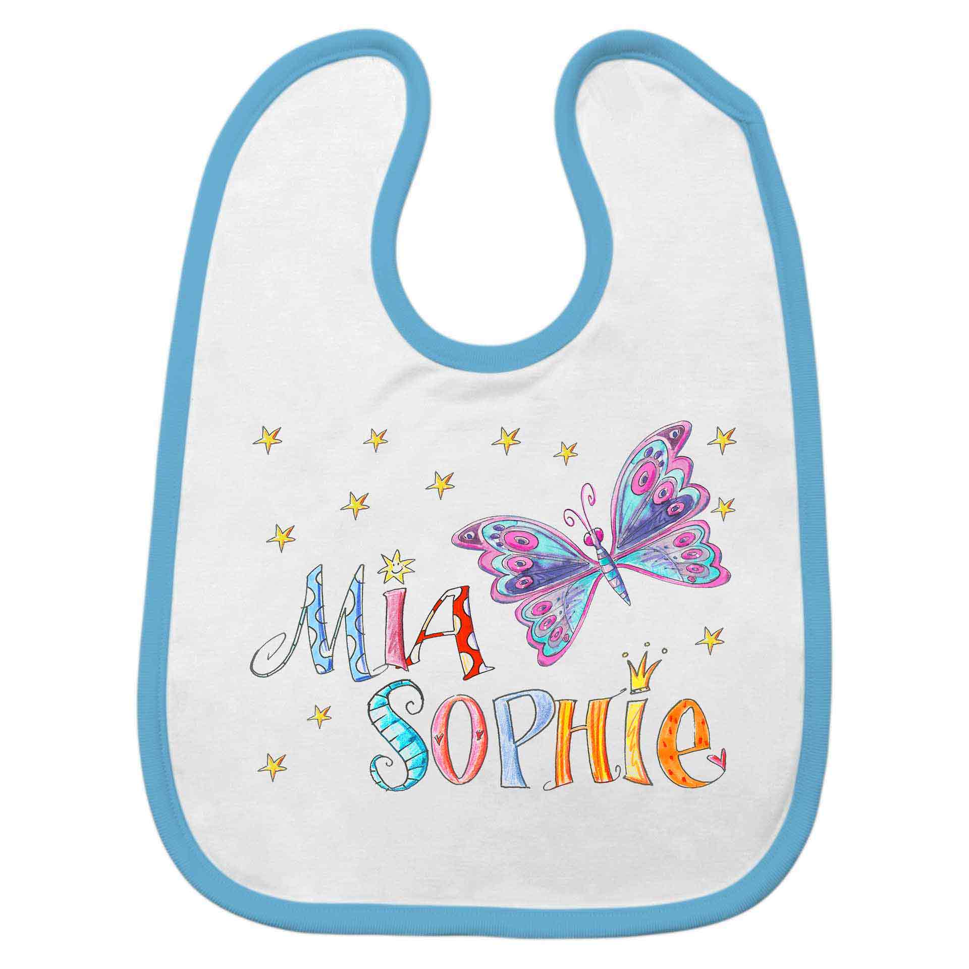 Babylätzchen Schmetterling