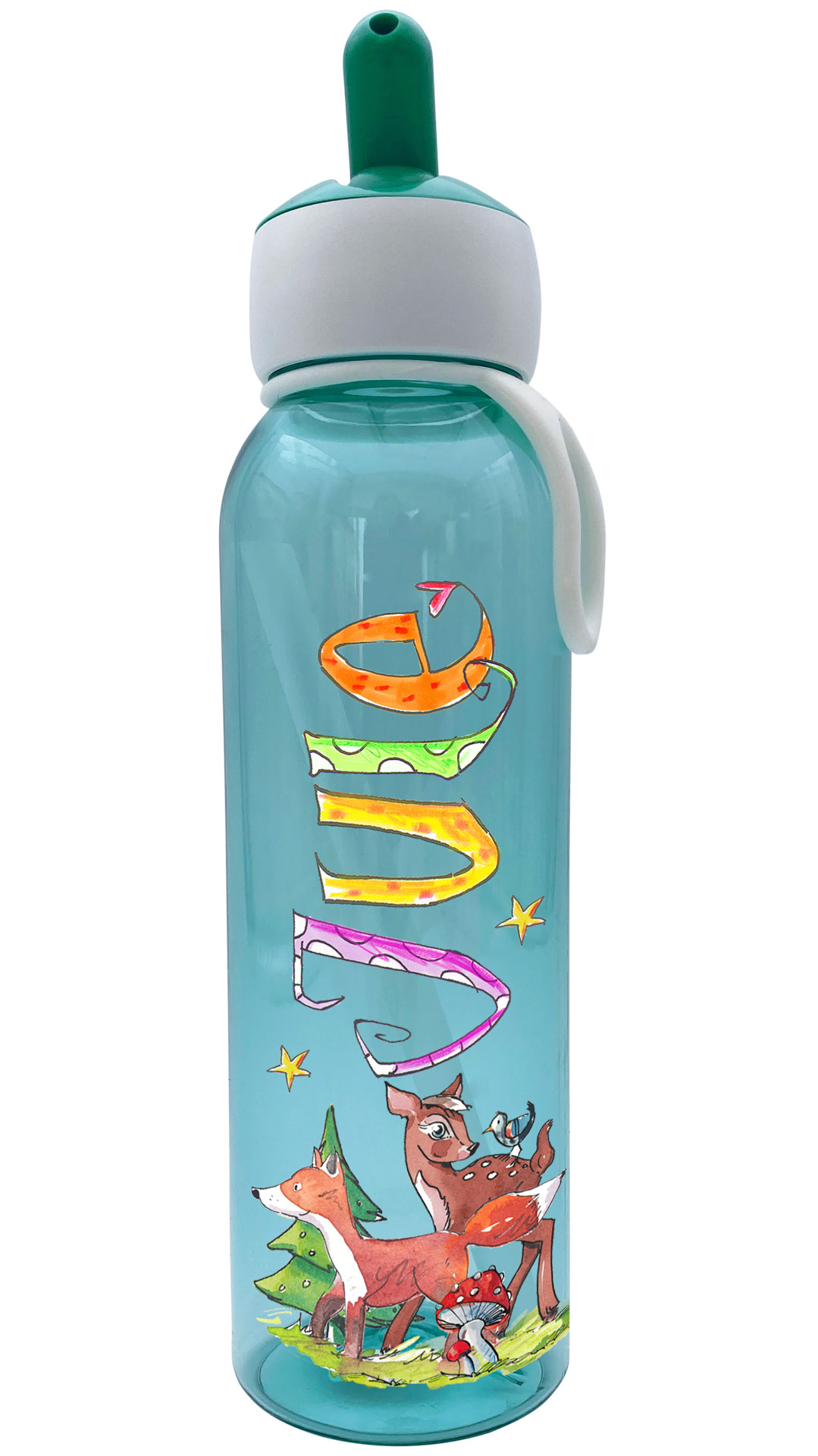 Trinkflasche Flipup, Waldtiere