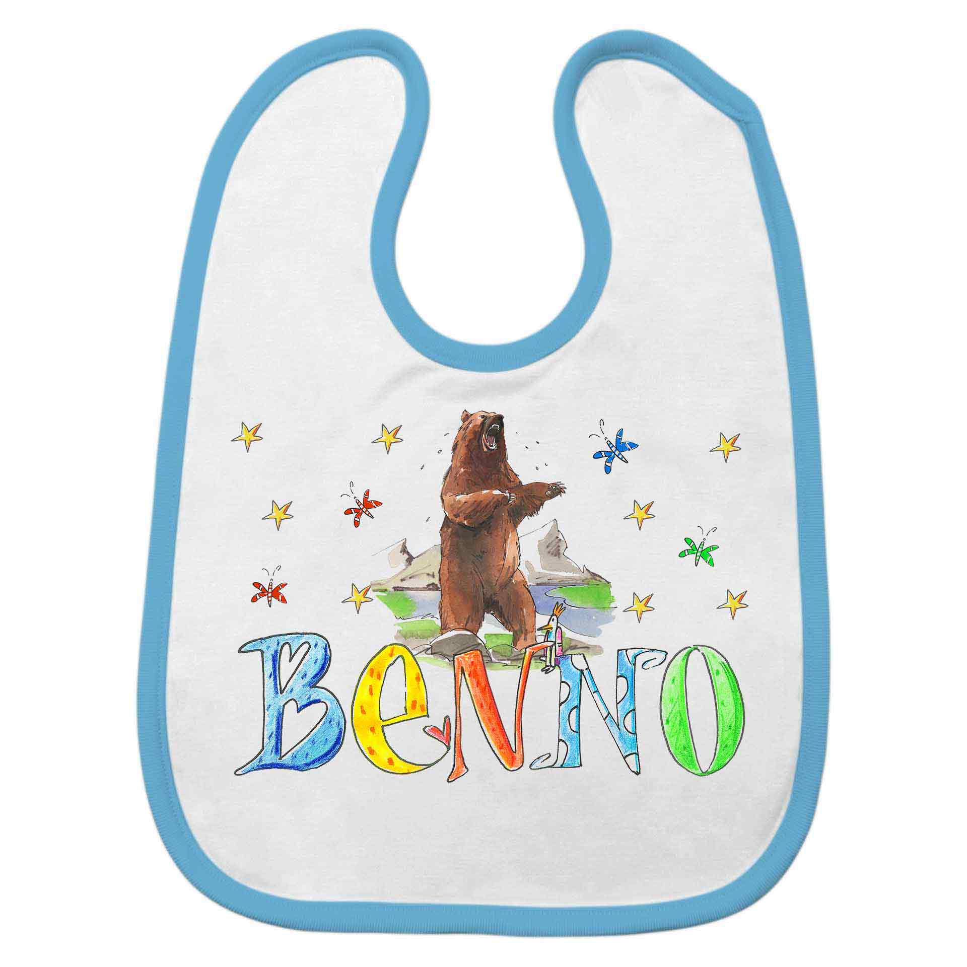 Babylätzchen Grizzly Bär