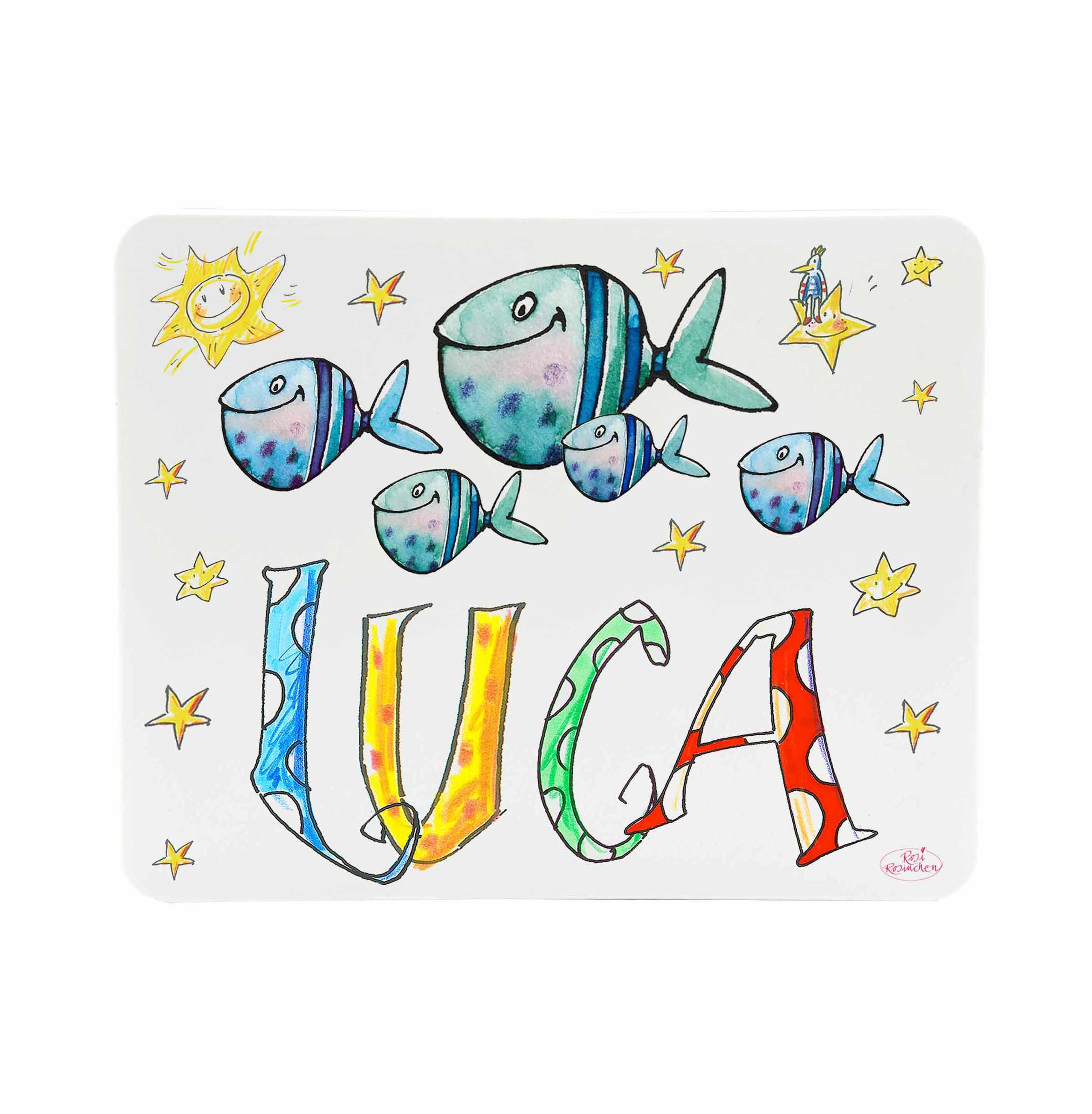 Frühstücksbrettchen Fische