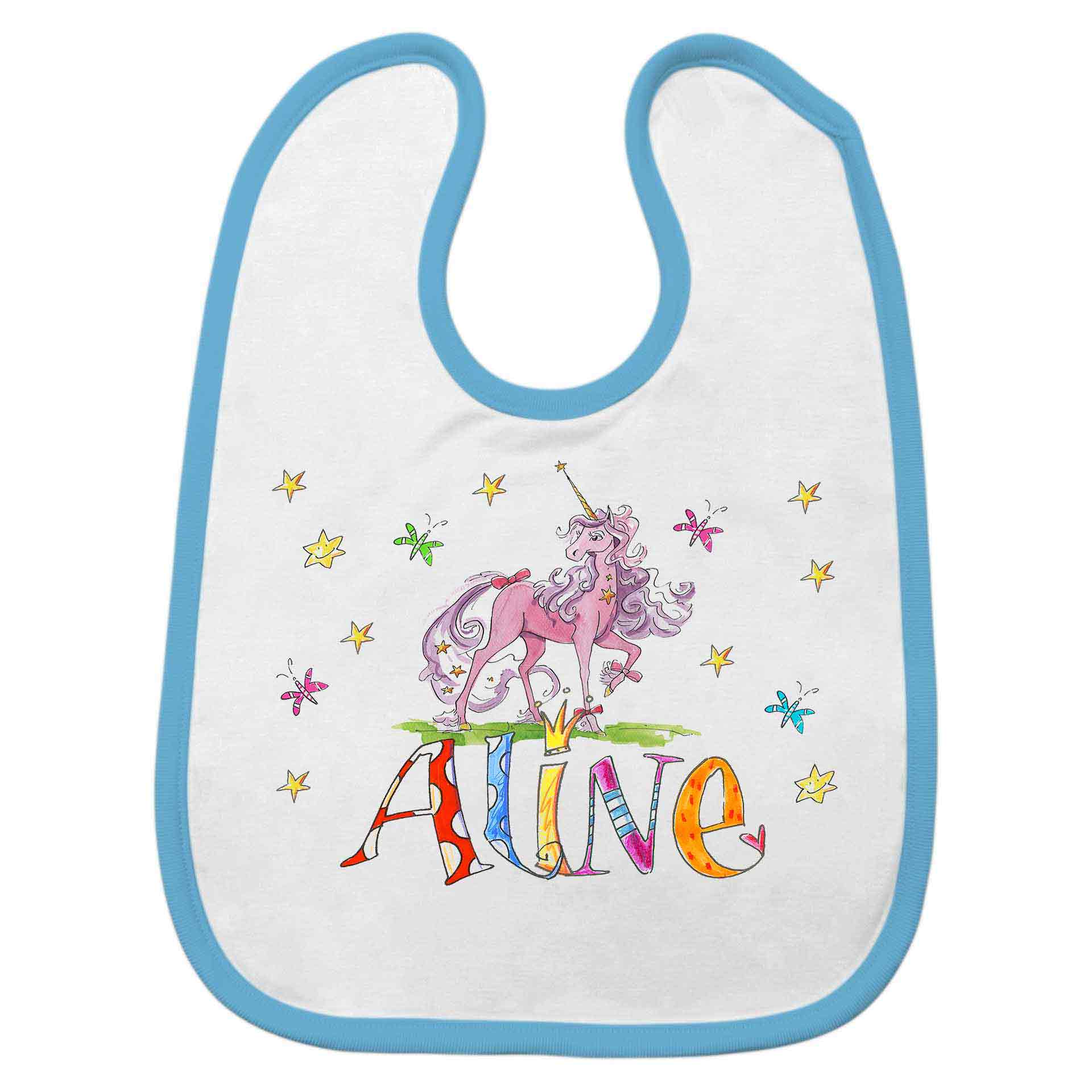 Babylätzchen Einhorn Rosa