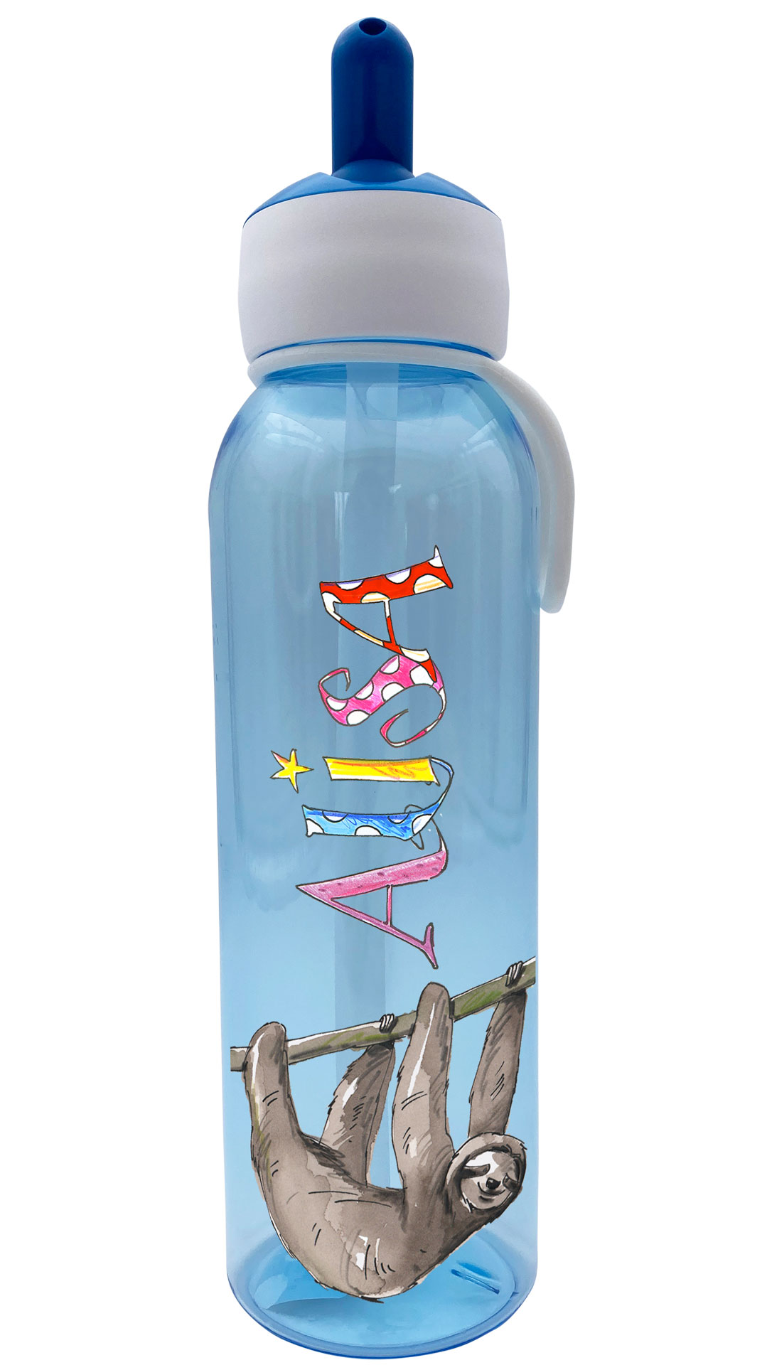 Trinkflasche Flipup, Faultier