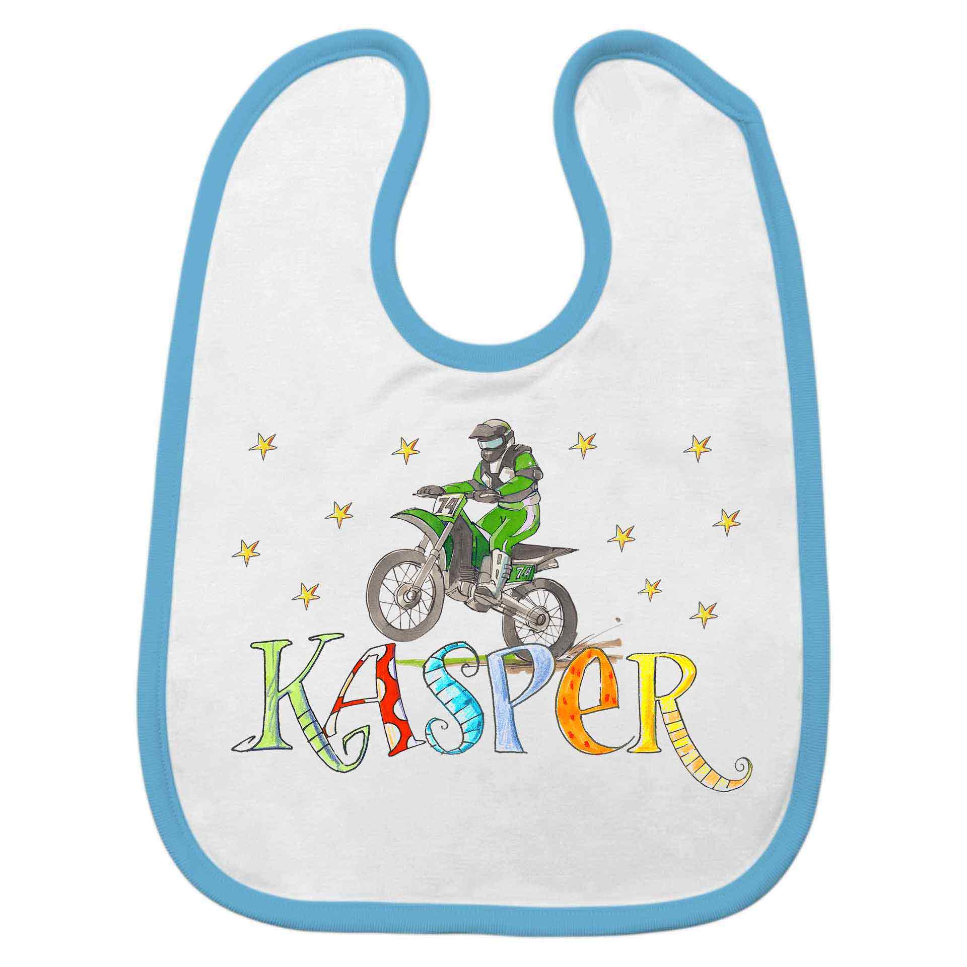 Babylätzchen Motocross