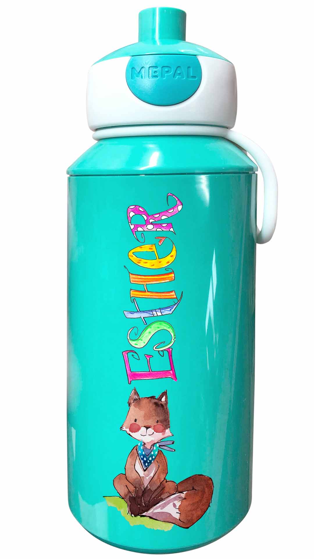 Trinkflasche Popup, Fuchs