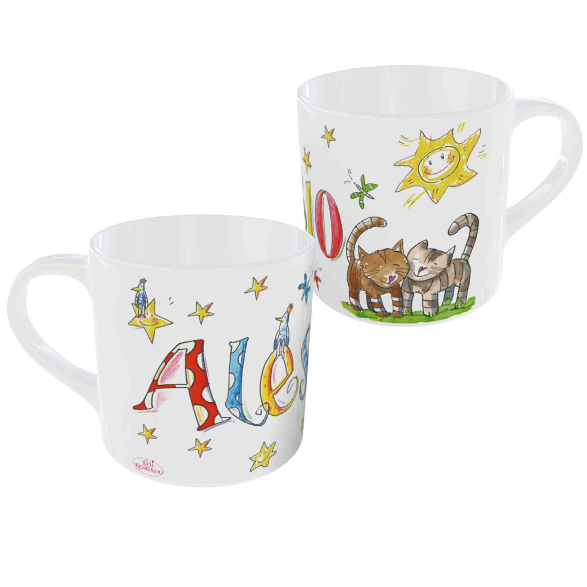 Kindertasse klein, Katze