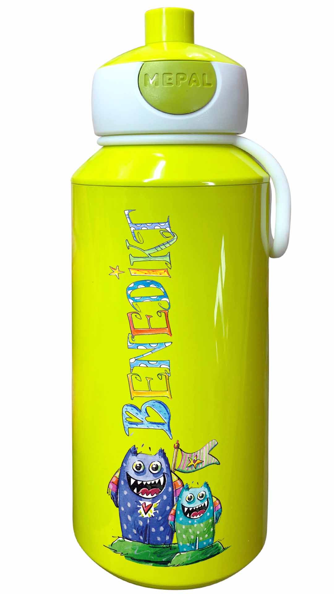 Trinkflasche Popup, Monster