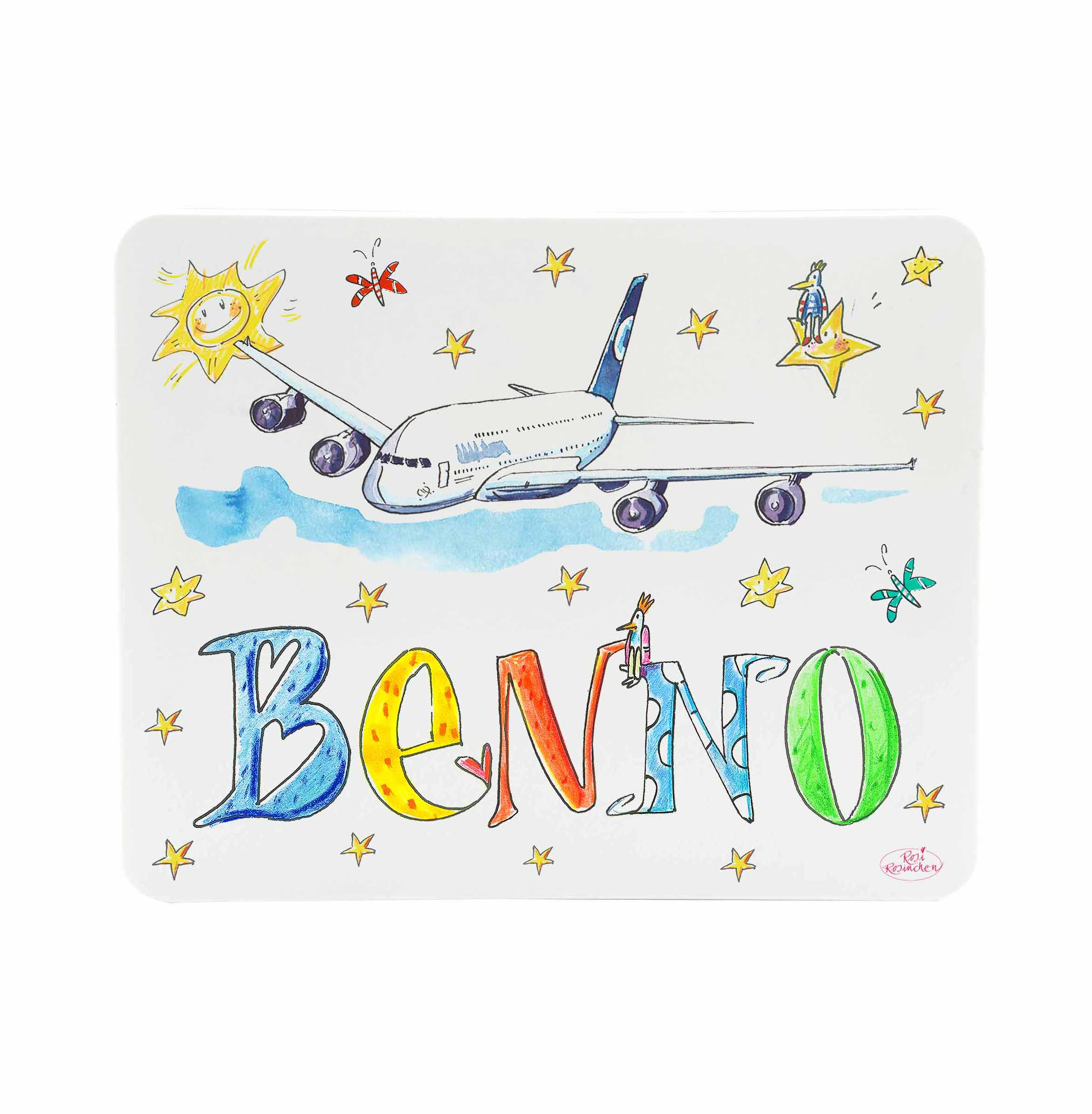 Frühstücksbrettchen Flugzeug