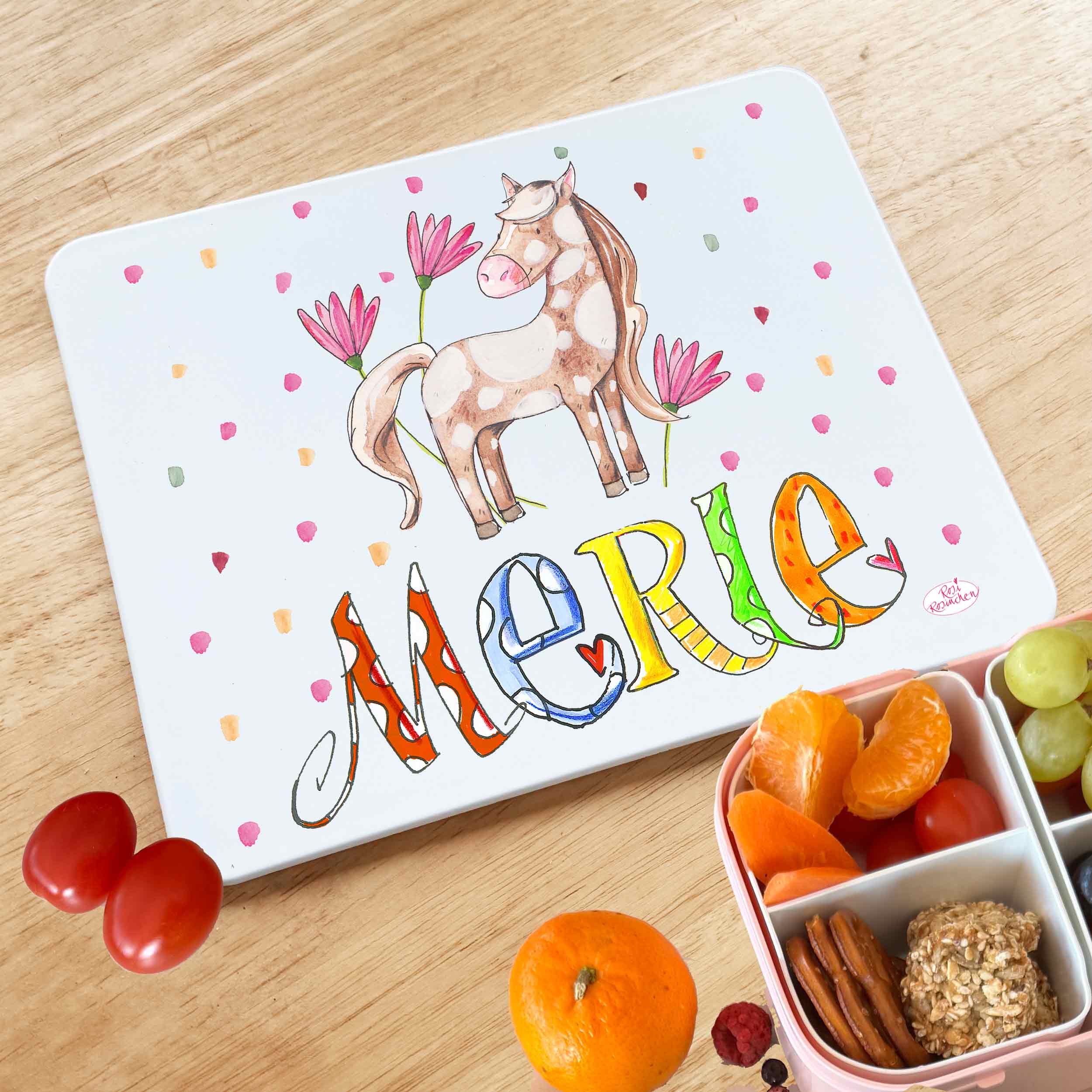 Frühstücksbrettchen Pferd 2
