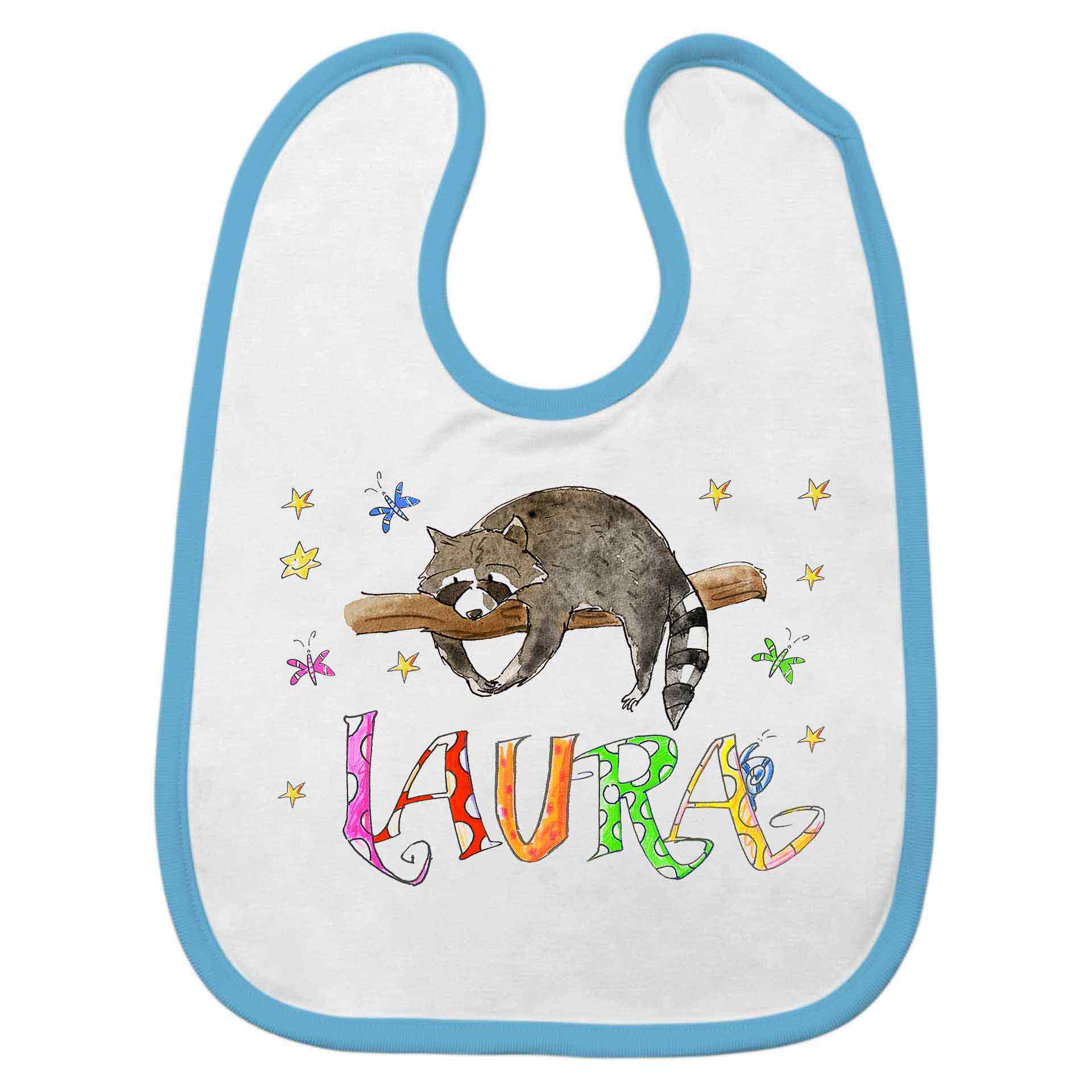 Babylätzchen Waschbär