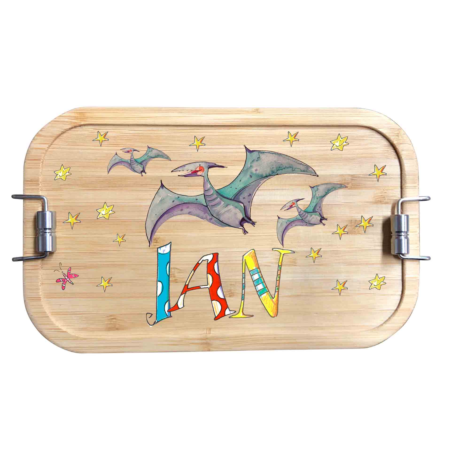 Bambus Brotdose - Flugsaurier 