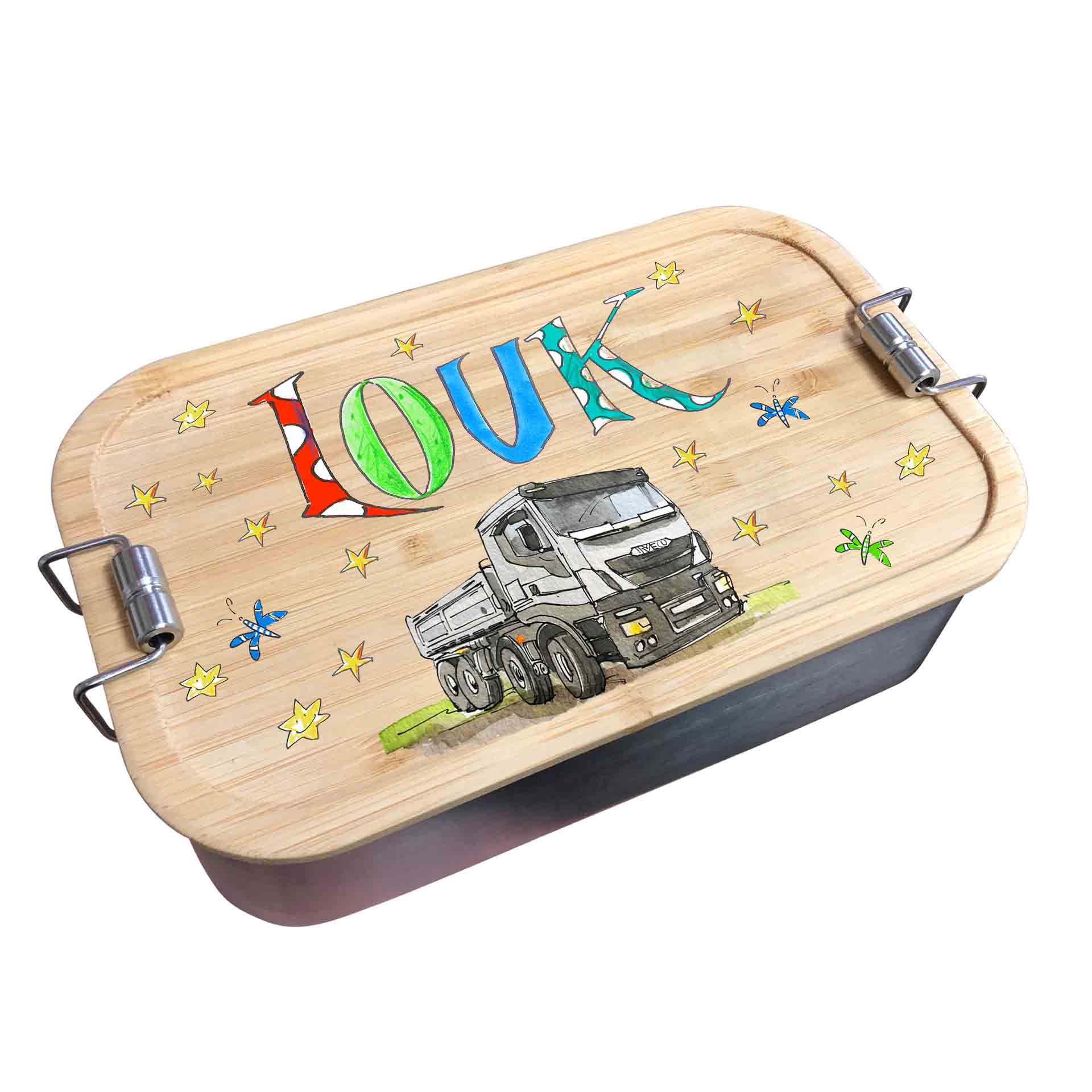 Bambus Brotdose - LKW