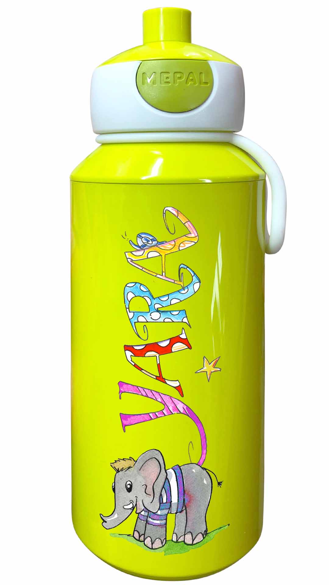 Trinkflasche Popup, Elefant 1