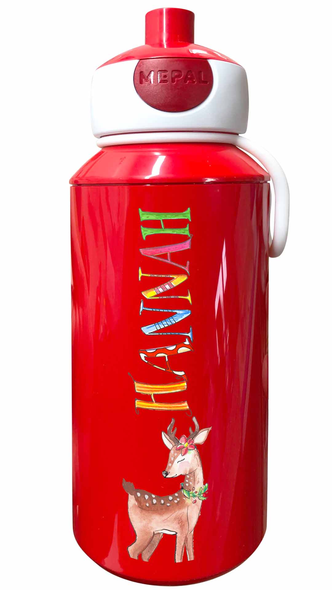 Trinkflasche Popup, Reh2