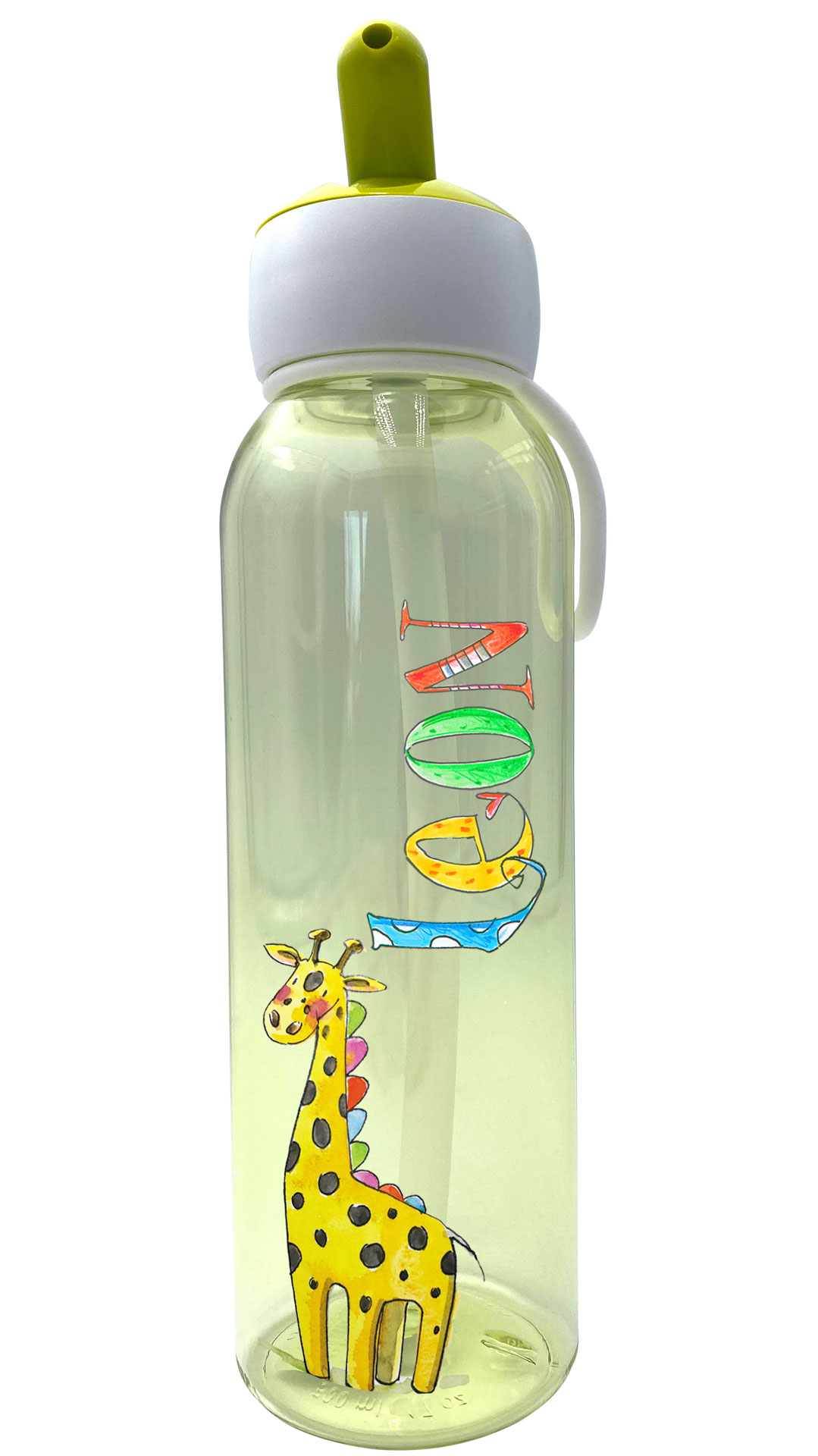 Trinkflasche Flipup, Giraffe