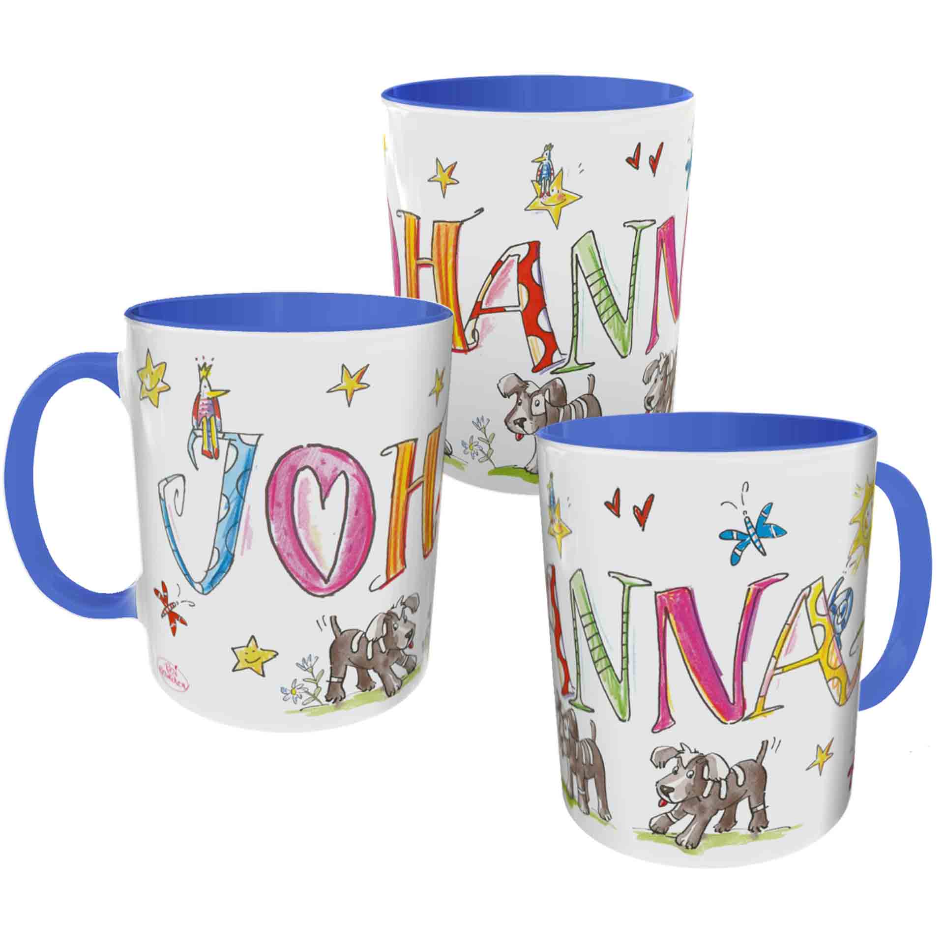 Tasse Hunde Hellgrün
