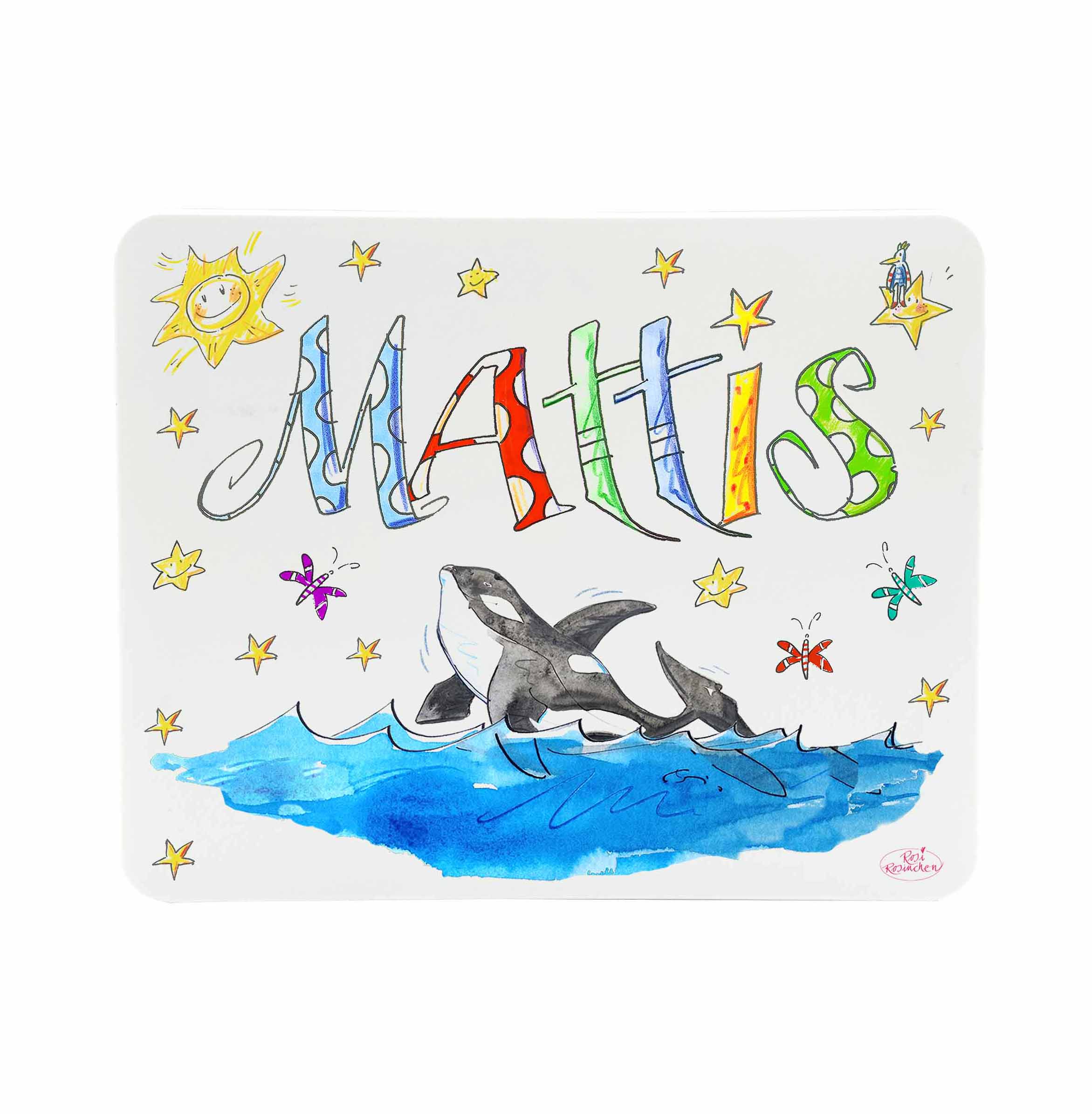 Frühstücksbrettchen Orca