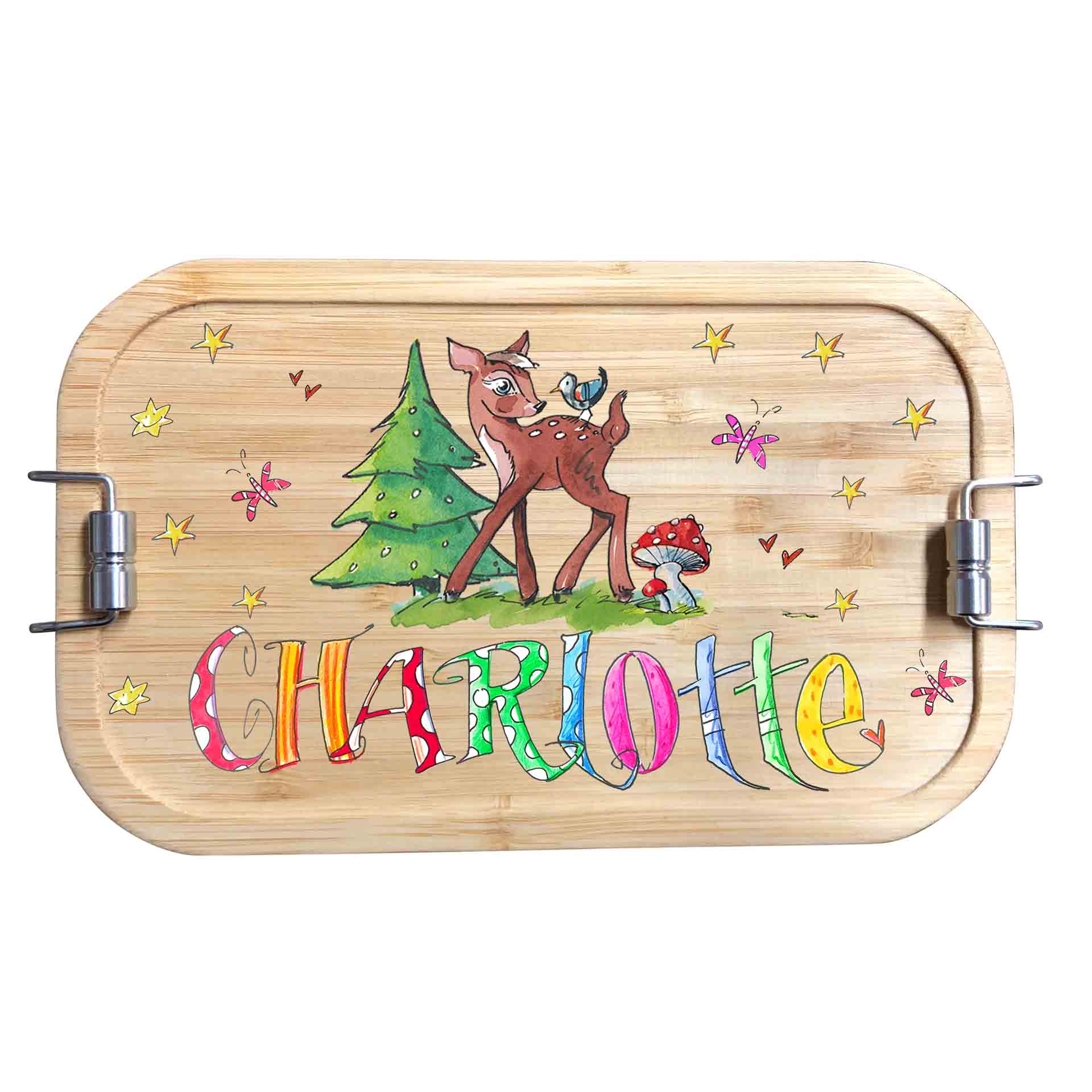 Bambus Brotdose - Wald