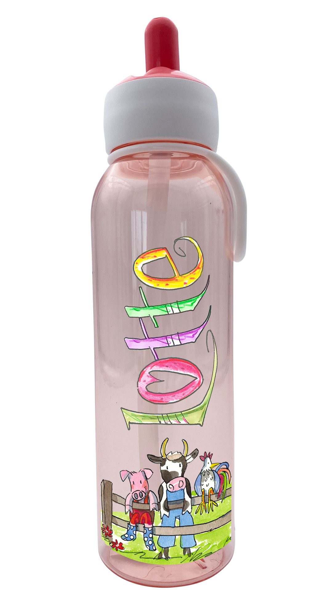 Trinkflasche Flipup, Bauernhof