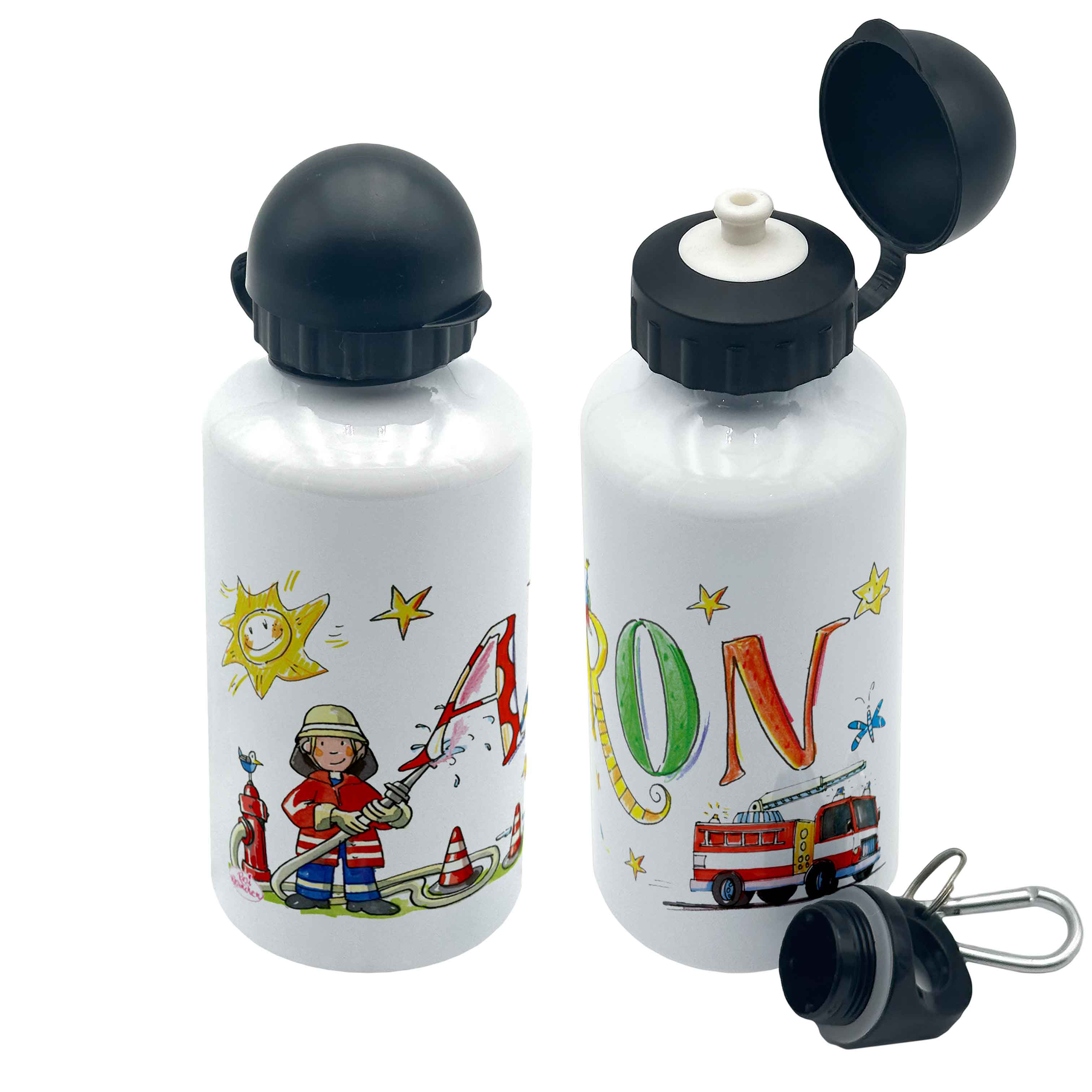 Trinkflasche Feuerwehr, Aluminium