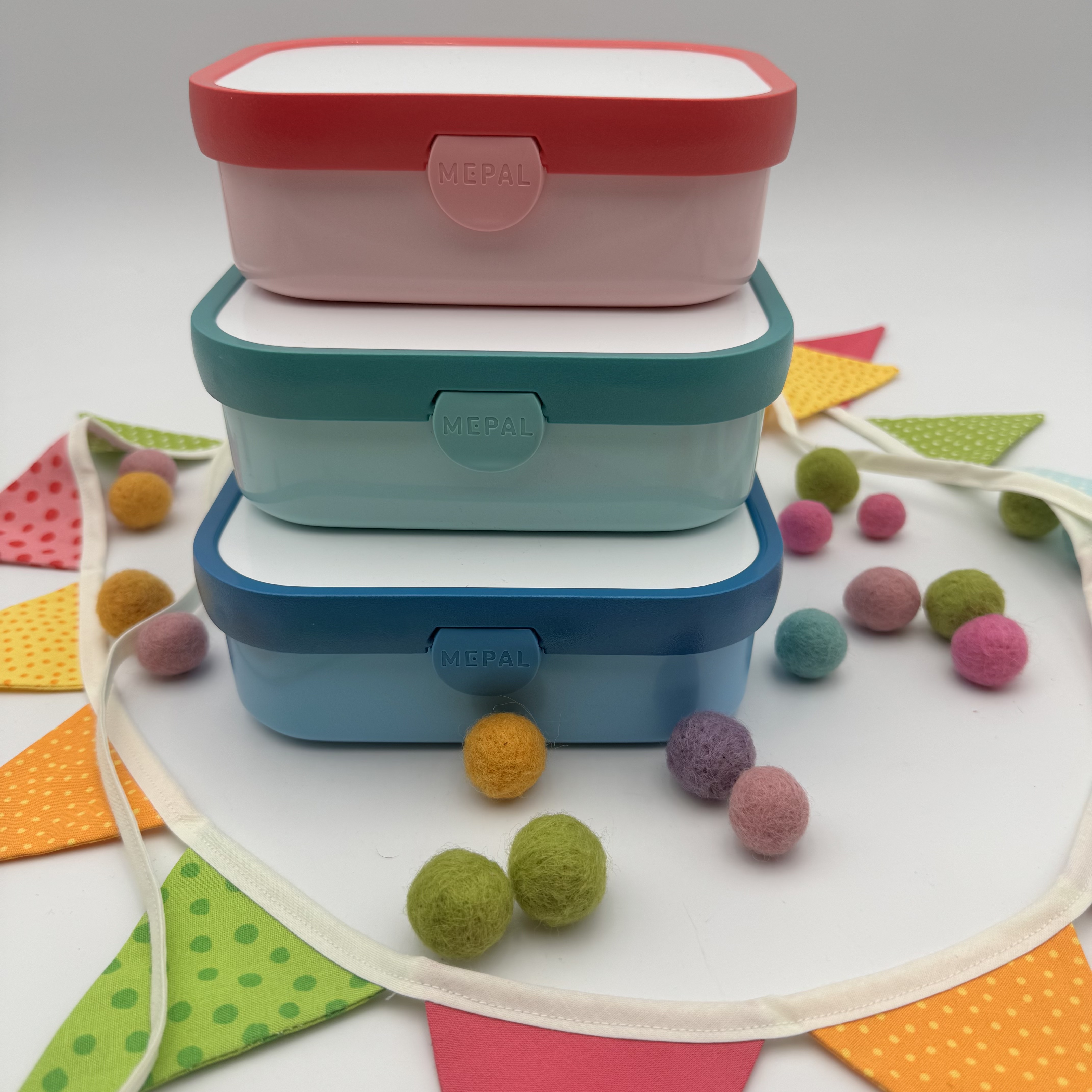 Komplettset 3 Kindergarten Einhörner