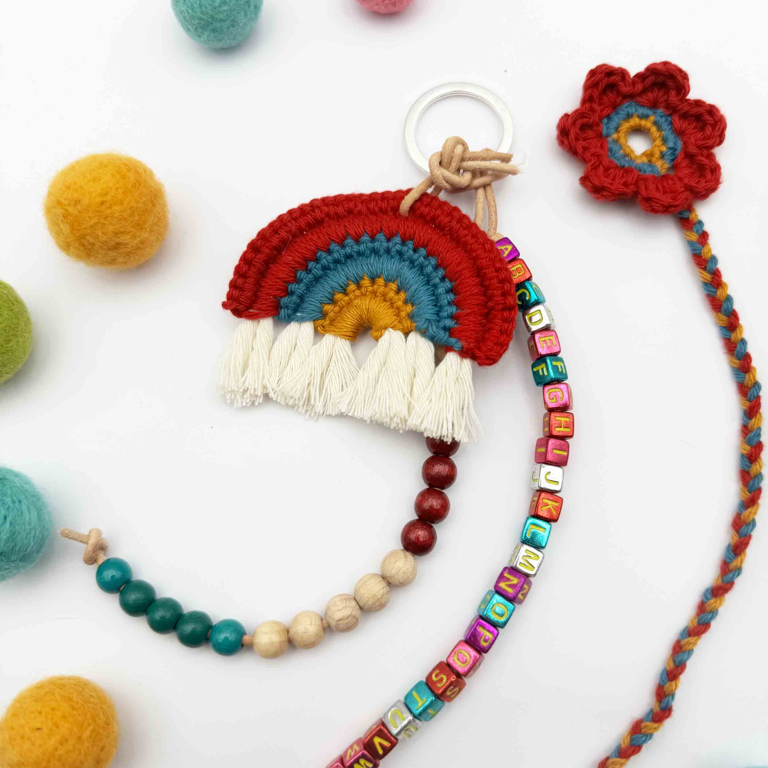 ABC RechenKette Regenbogen, mit Lesezeichen