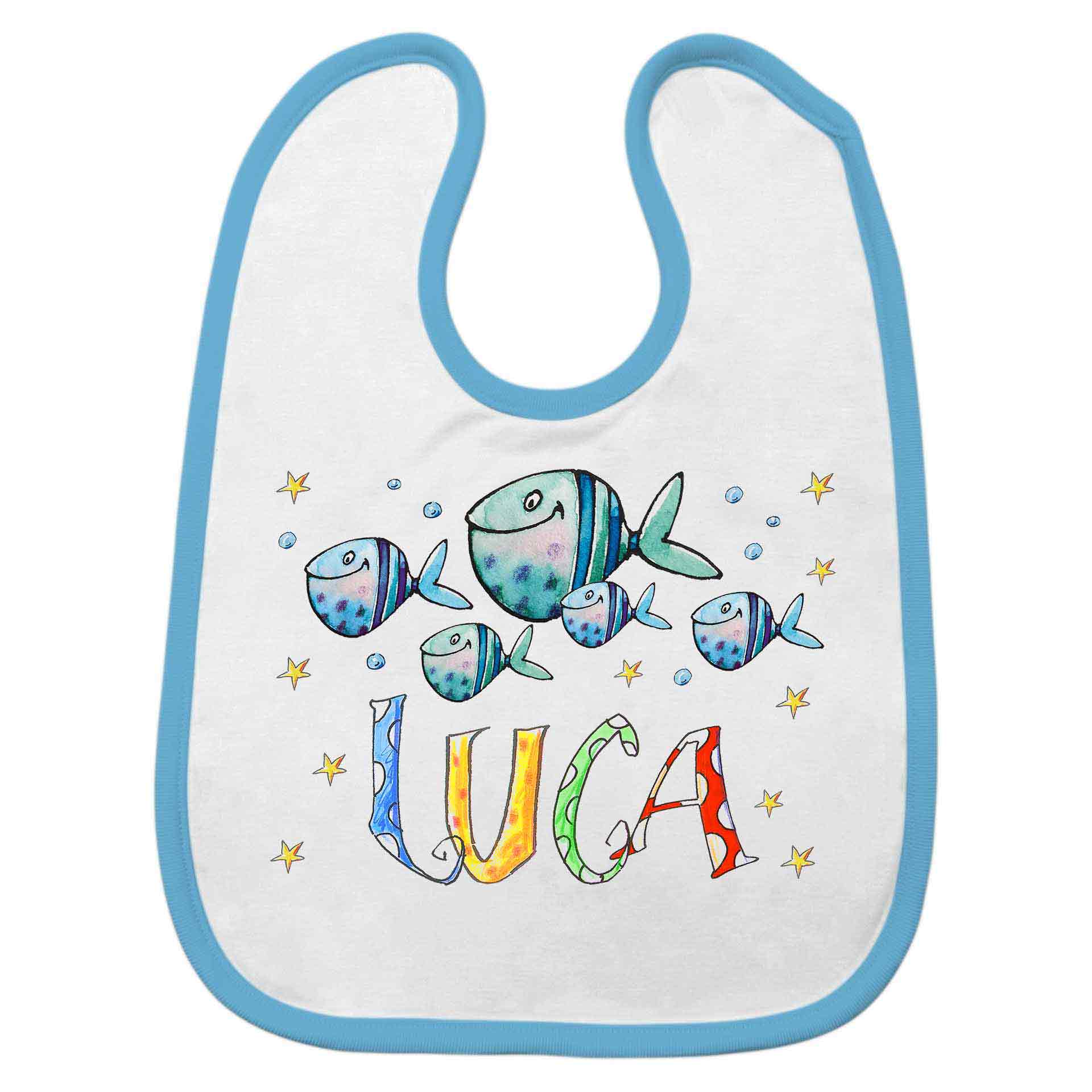 Babylätzchen Fische