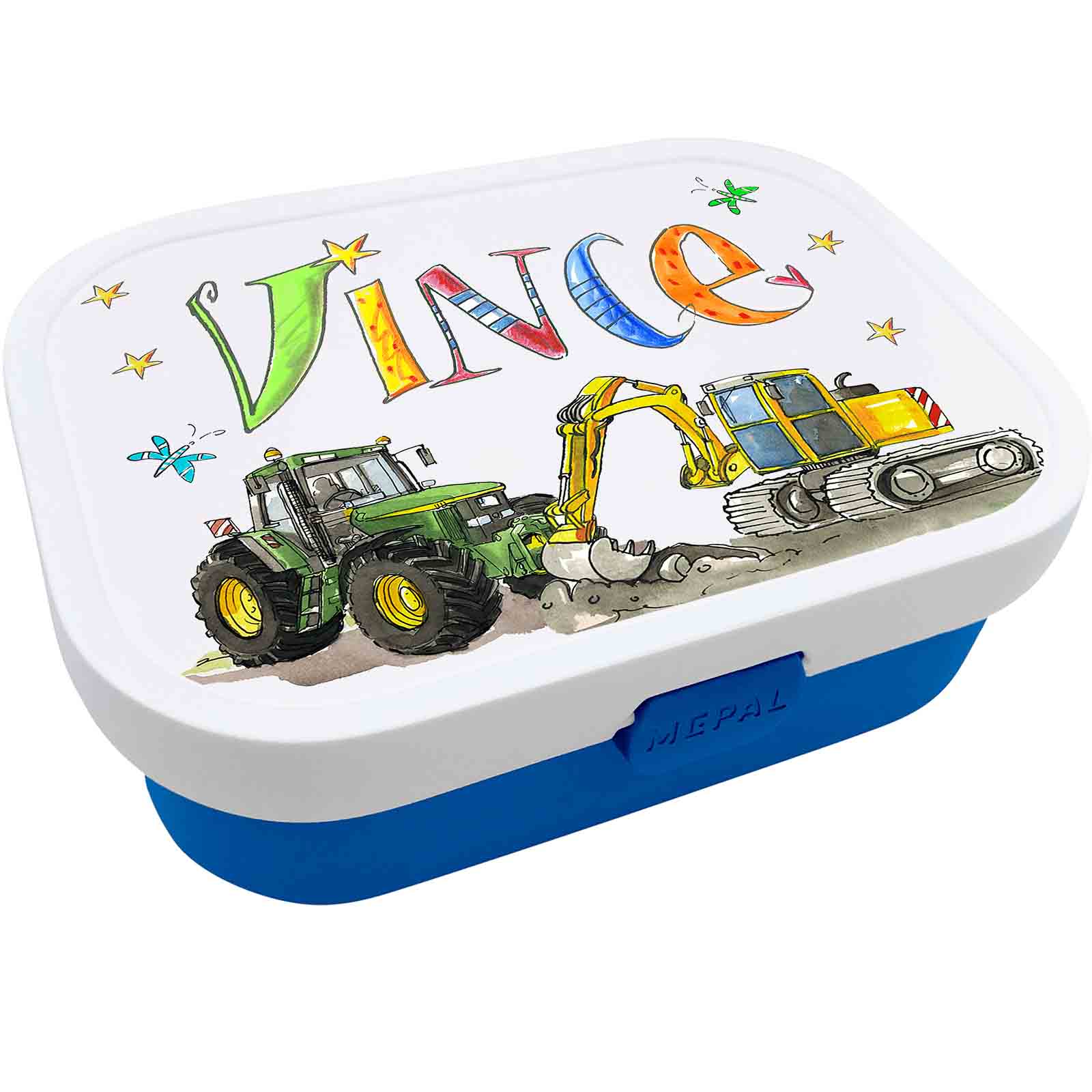 Mepal Campus Brotdose - Trecker Bagger, RosiRosinchen