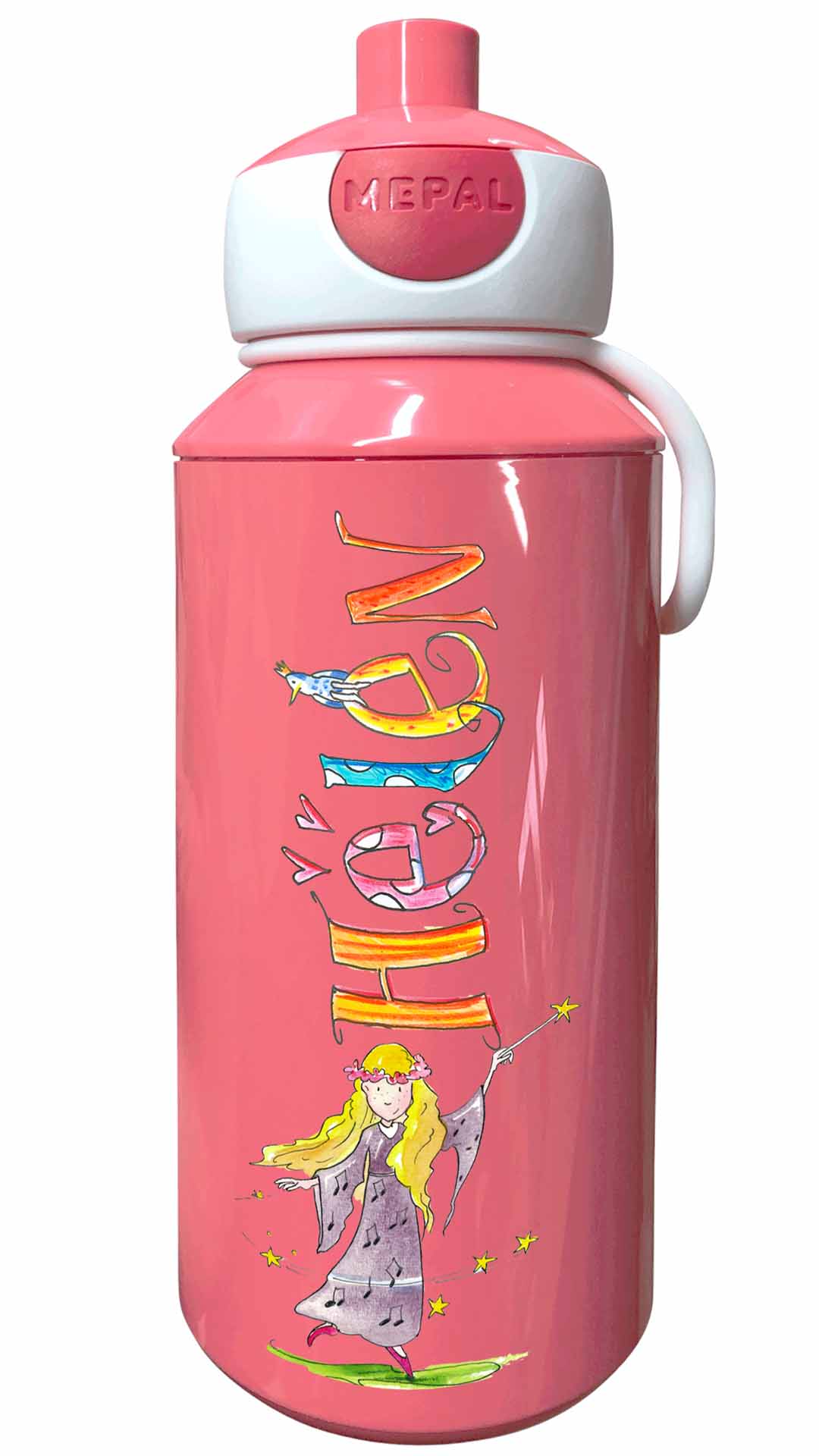 Trinkflasche Popup, Fee