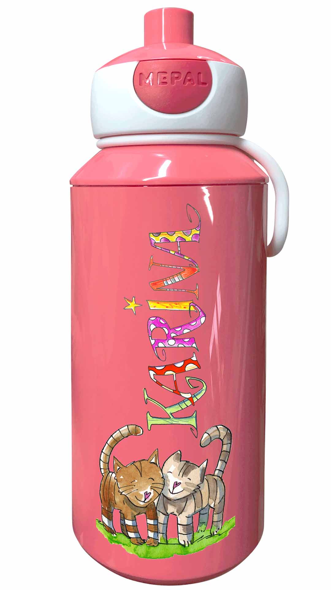 Trinkflasche Popup, Katzen