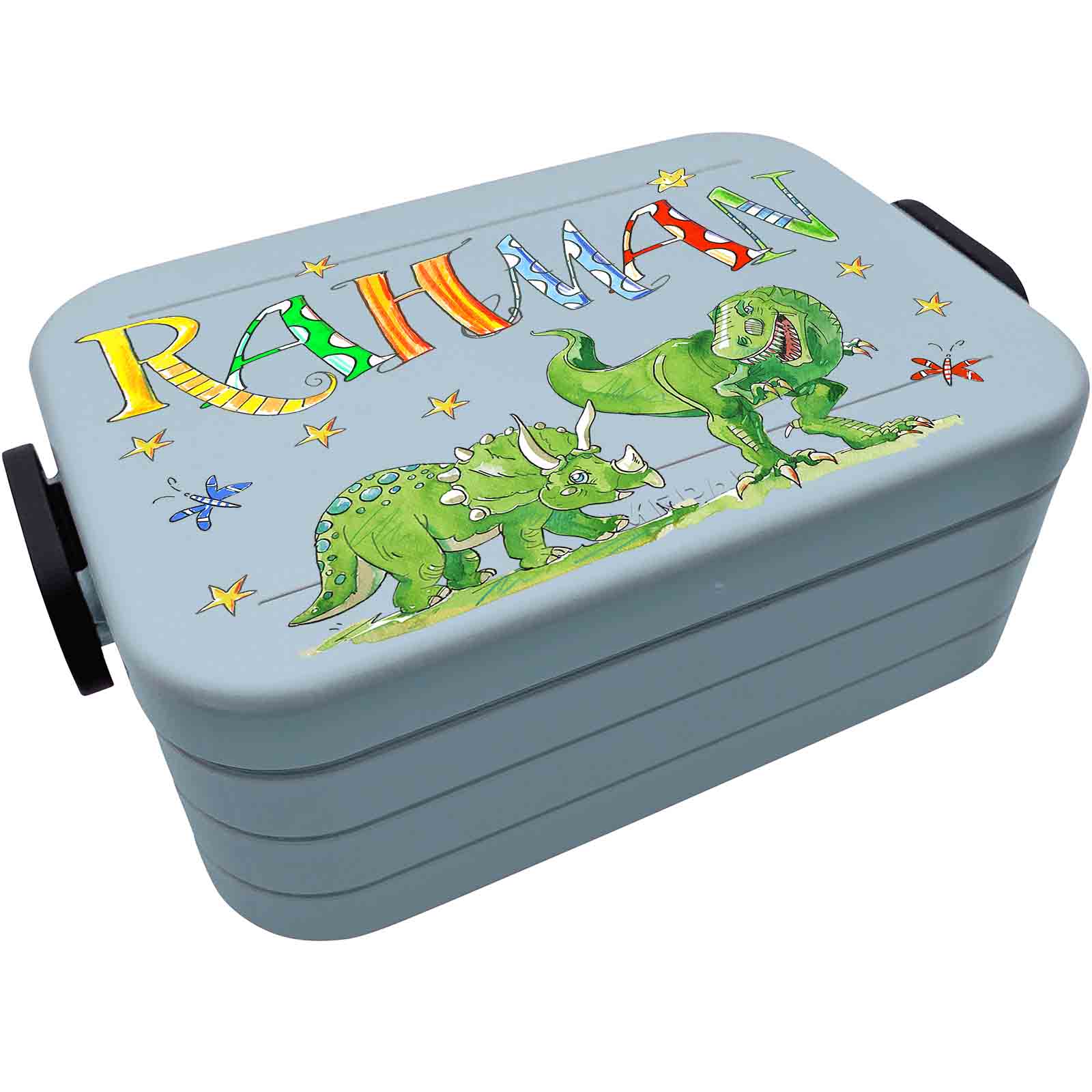 Lunchbox Dino grün