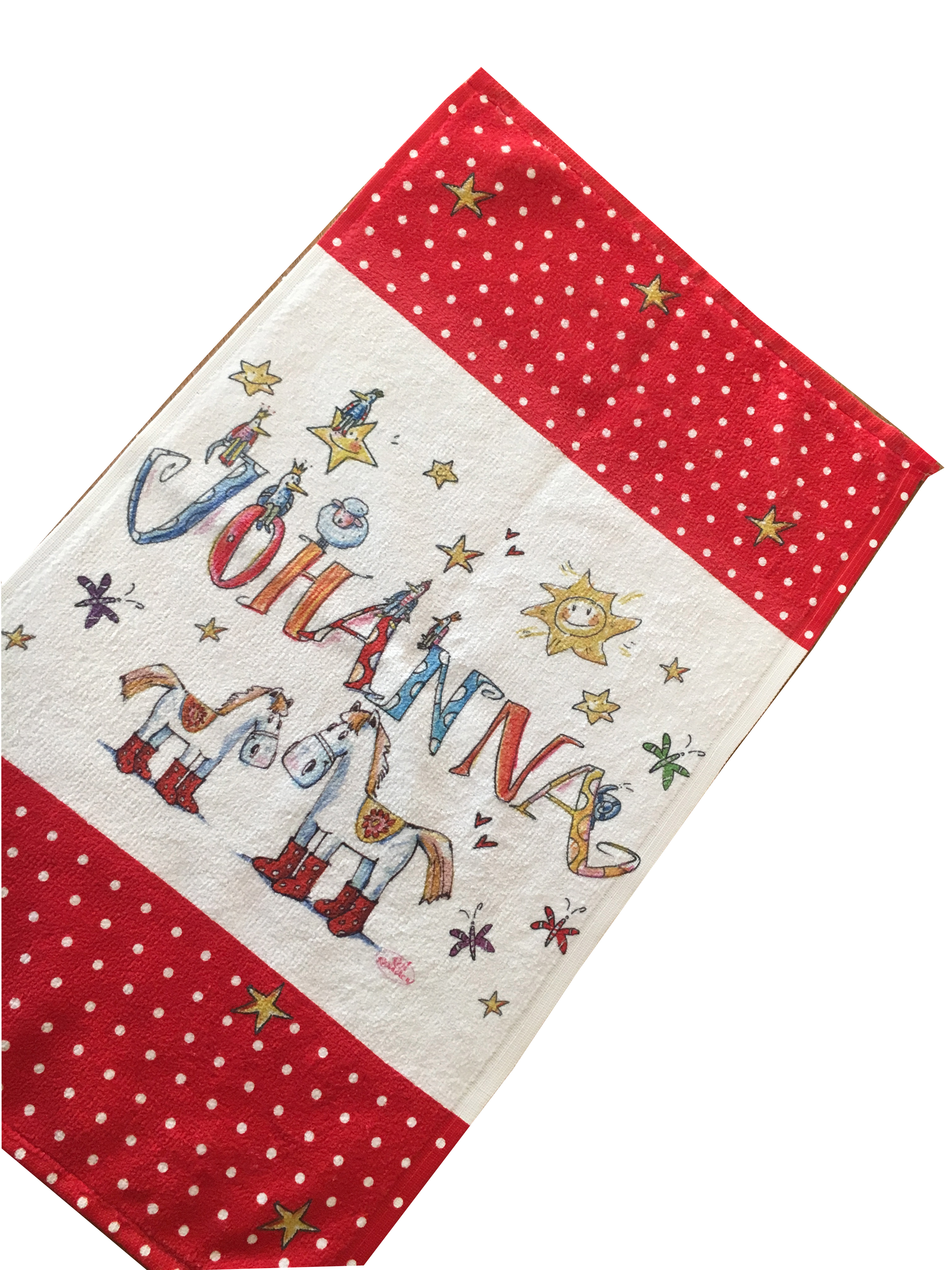 Kleines Handtuch Pferde, 30 x 50 cm