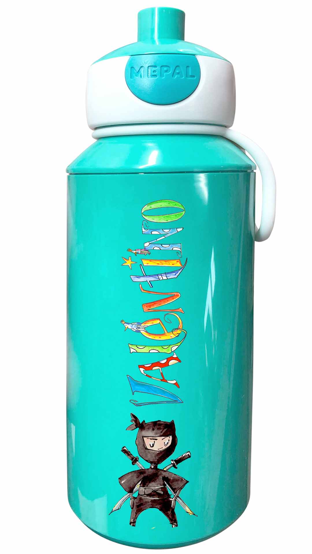 Trinkflasche Popup, Ninja