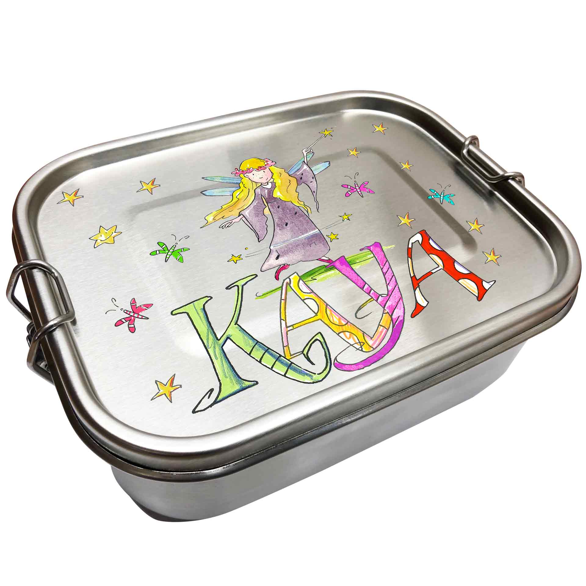 Edelstahl Brotdose - Fee