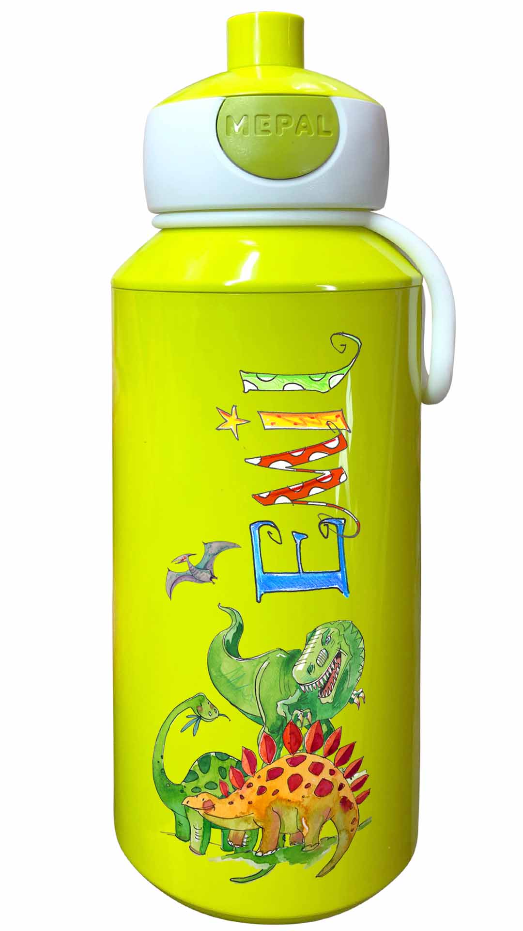 Trinkflasche Popup, Dino4