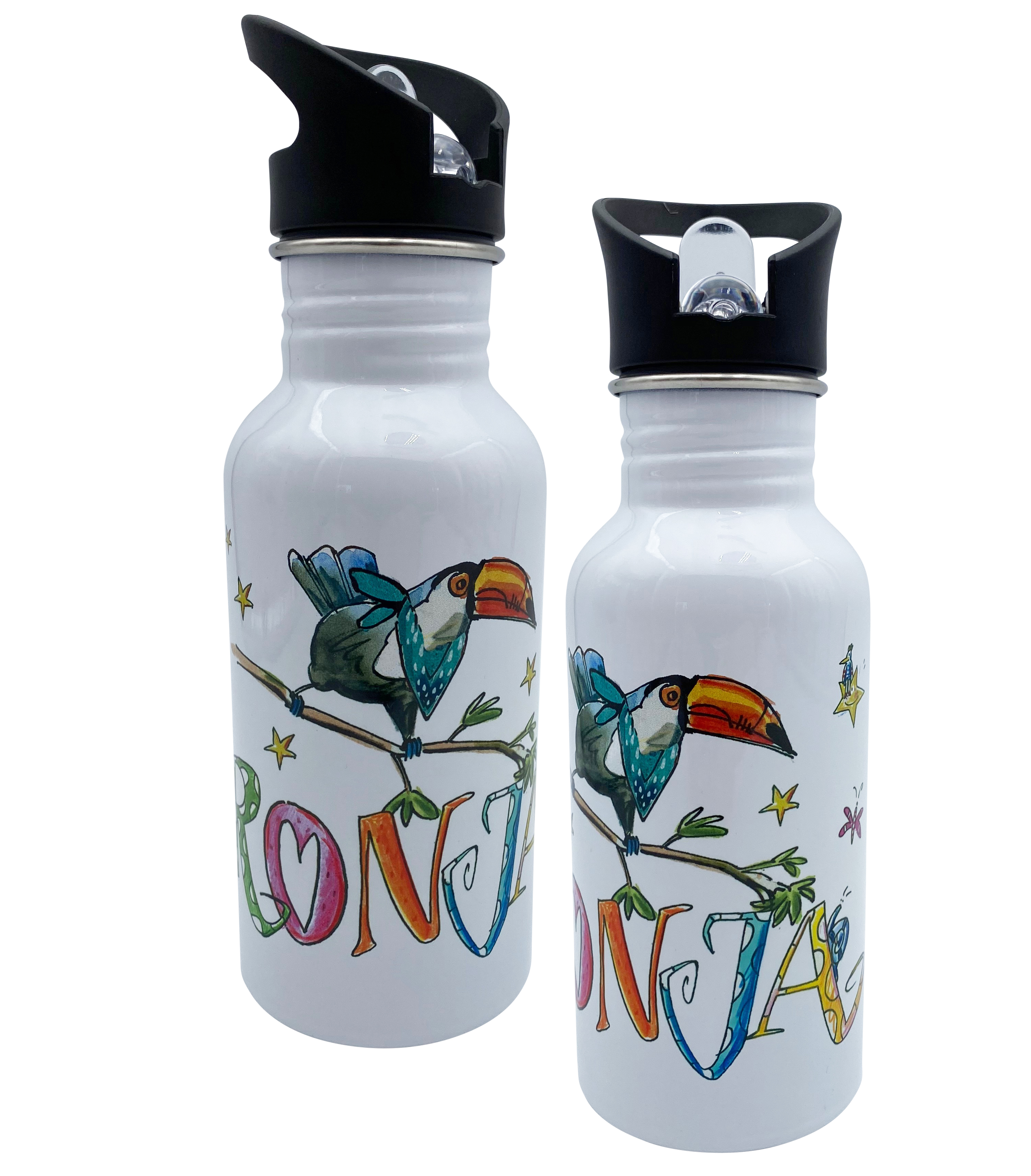 Edelstahl Trinkflasche - Tukan