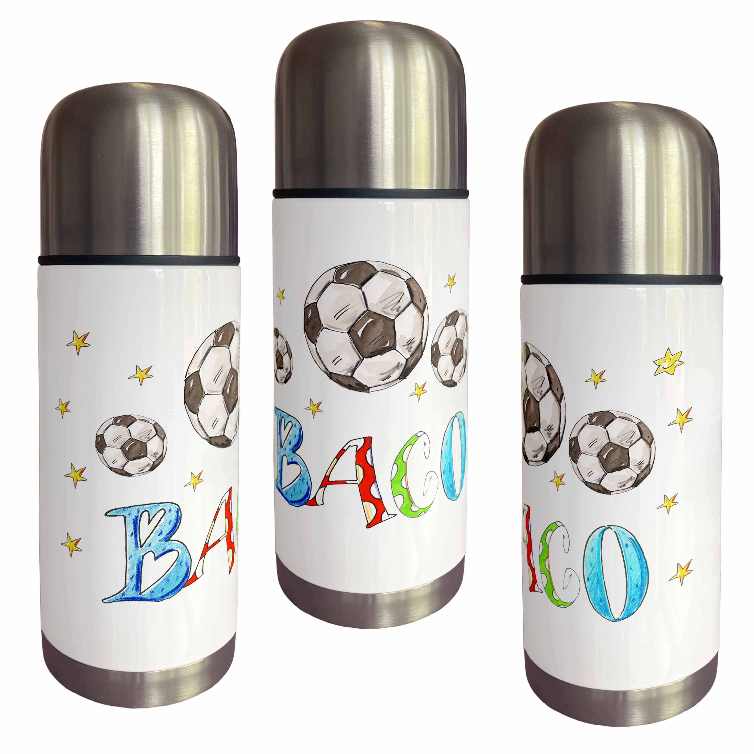 Thermoskanne Fußball