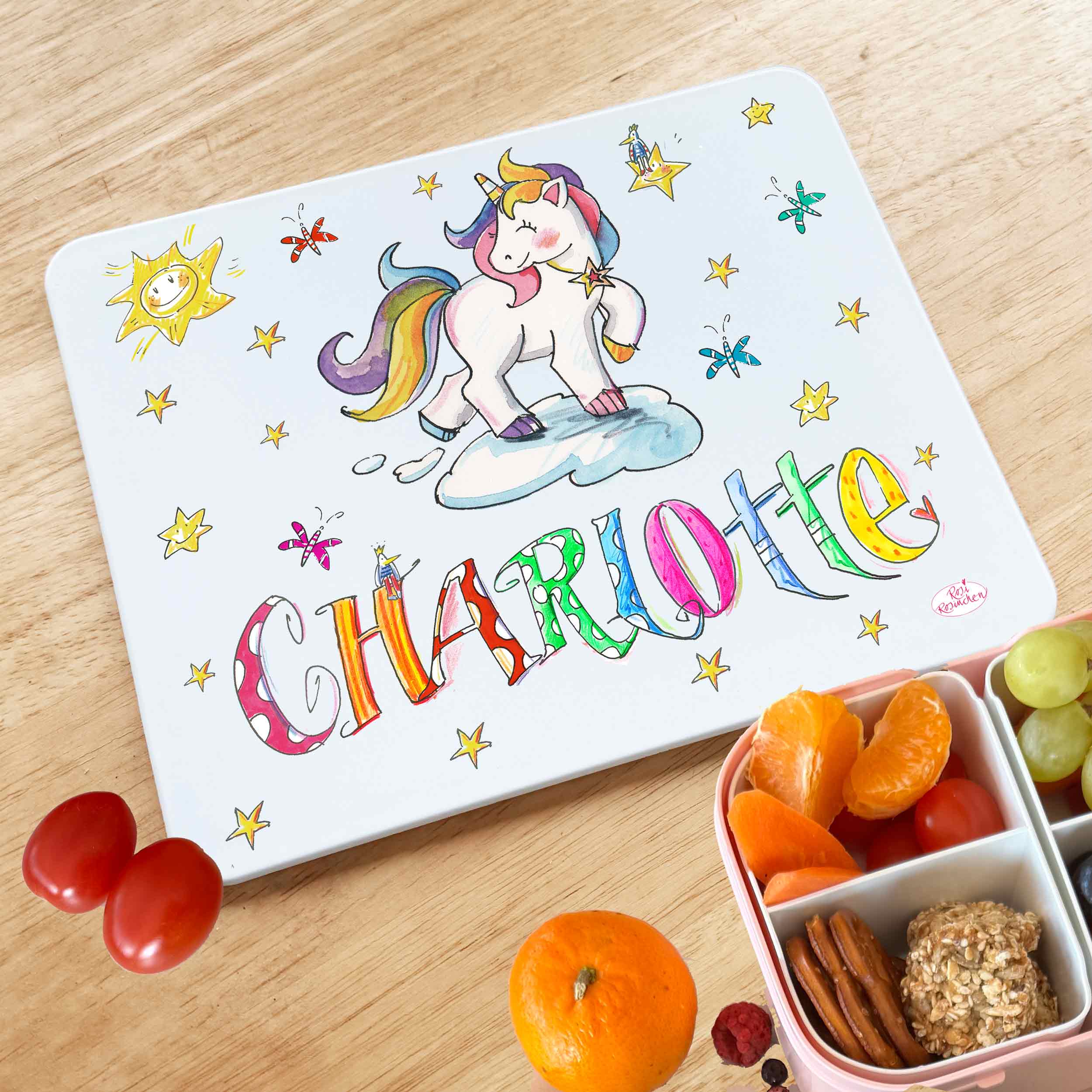 Frühstücksbrettchen Baby-Einhorn